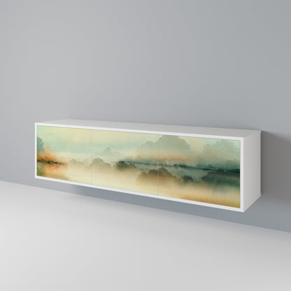 MORNING BY THE LAKE Mueble de TV de 3 Puertas