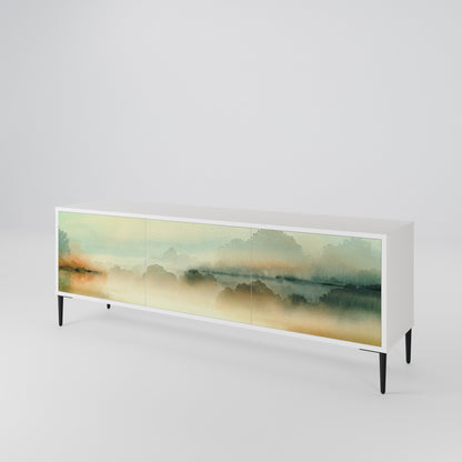 MORNING BY THE LAKE Mueble de TV de 3 Puertas