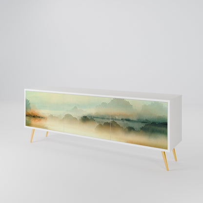 MORNING BY THE LAKE Mueble de TV de 3 Puertas