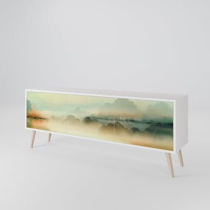 MORNING BY THE LAKE Mueble de TV de 3 Puertas