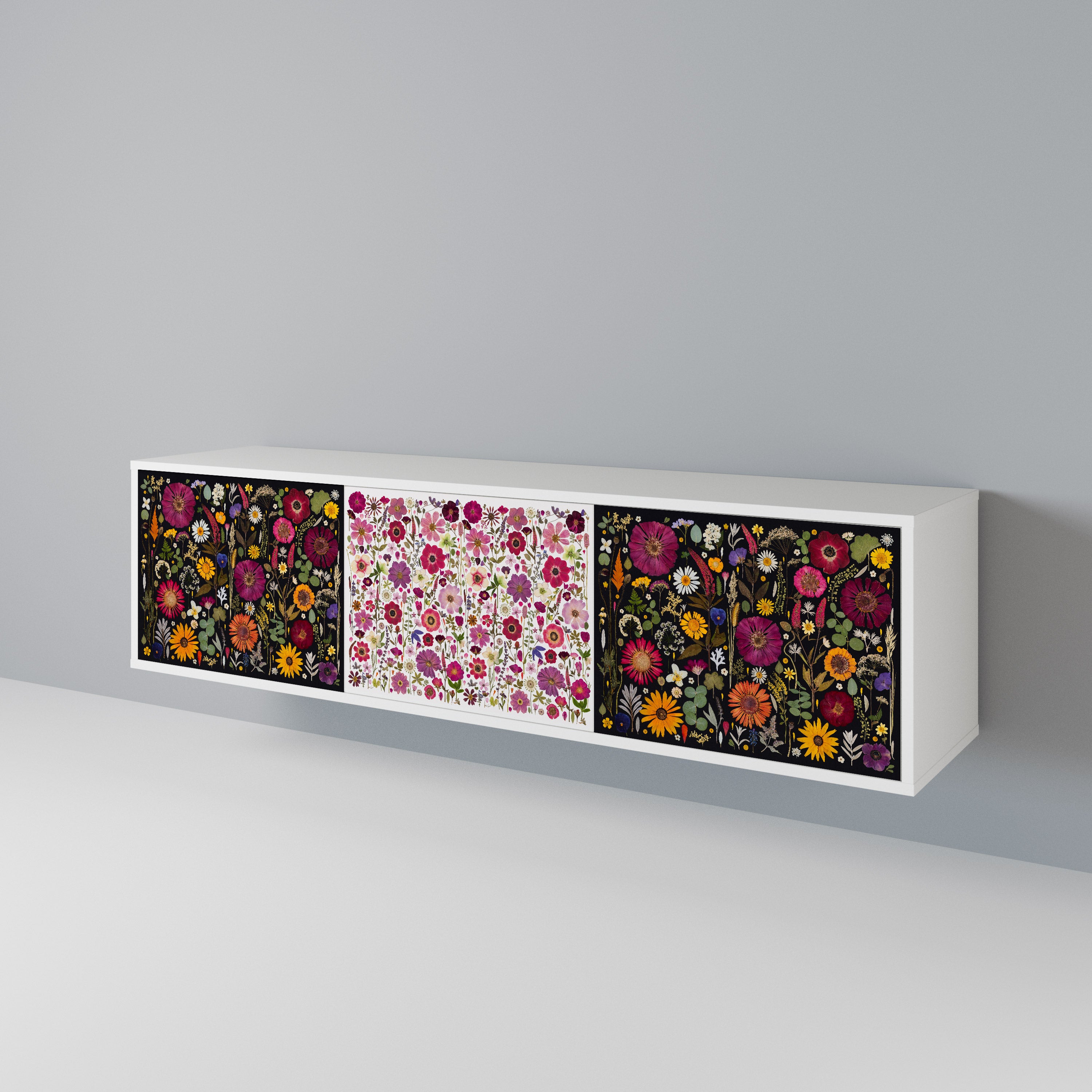 DAYNITE GARDEN Mueble de TV de 3 Puertas
