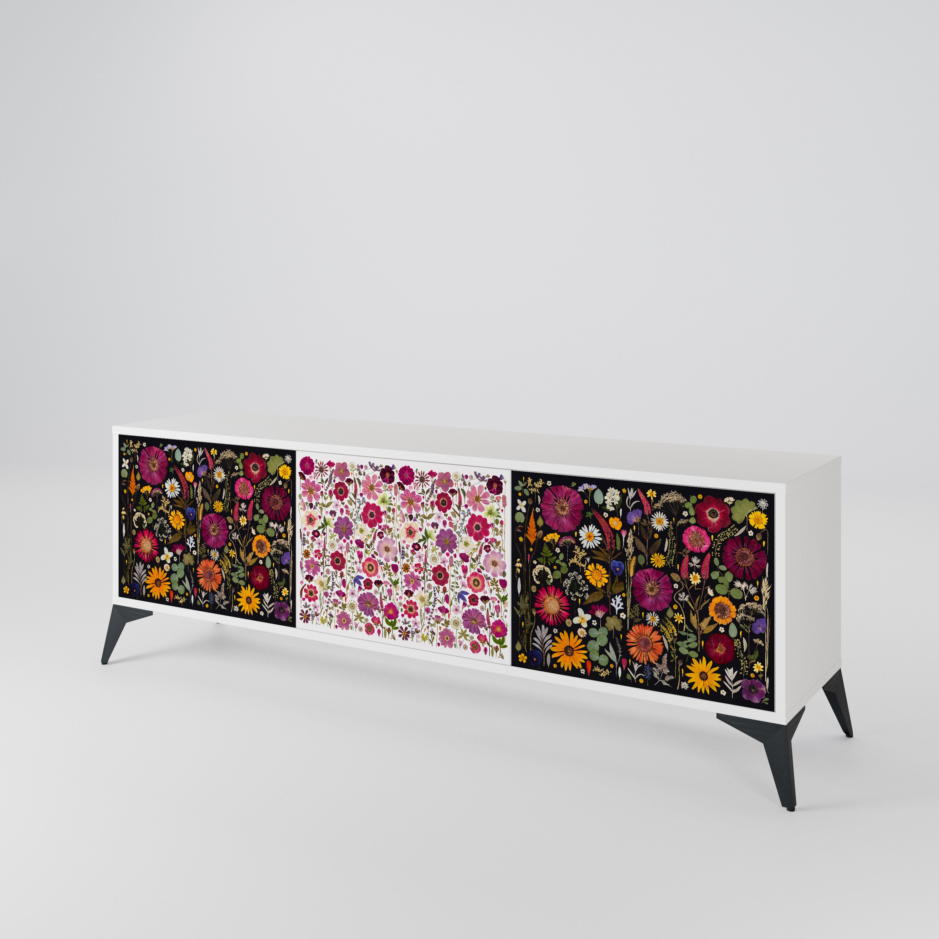 DAYNITE GARDEN Mueble de TV de 3 Puertas