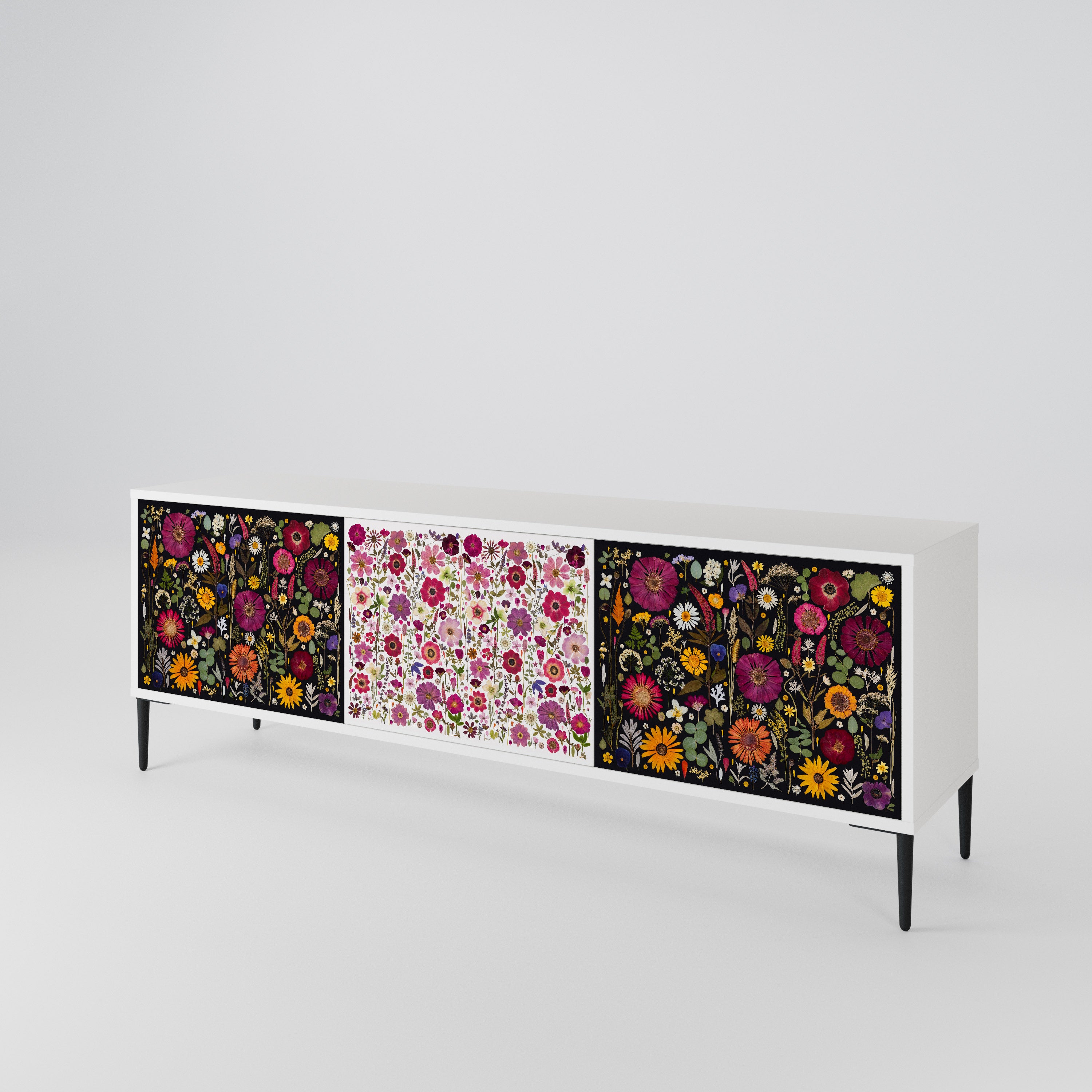 DAYNITE GARDEN Mueble de TV de 3 Puertas