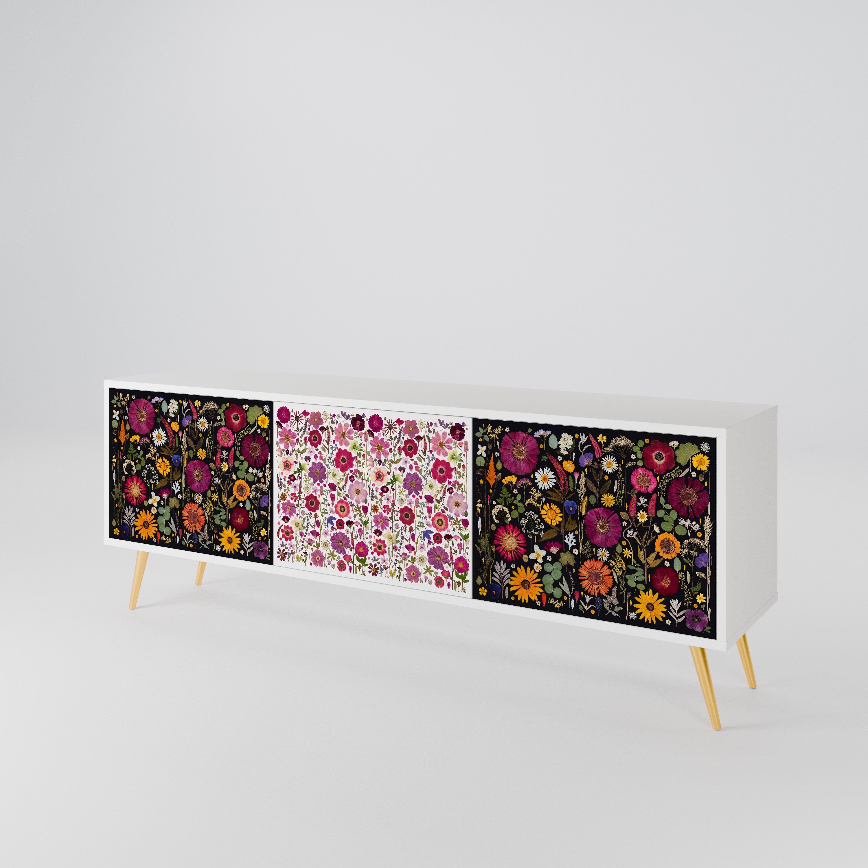DAYNITE GARDEN Mueble de TV de 3 Puertas