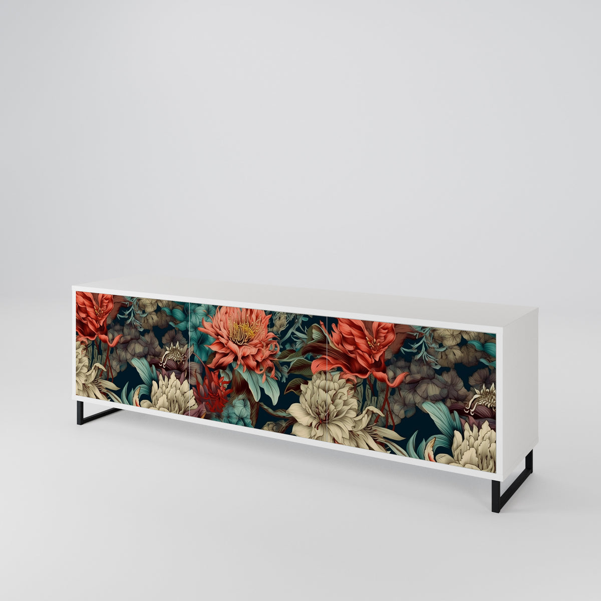 SPROUTING GRACE Mueble de TV de 3 Puertas