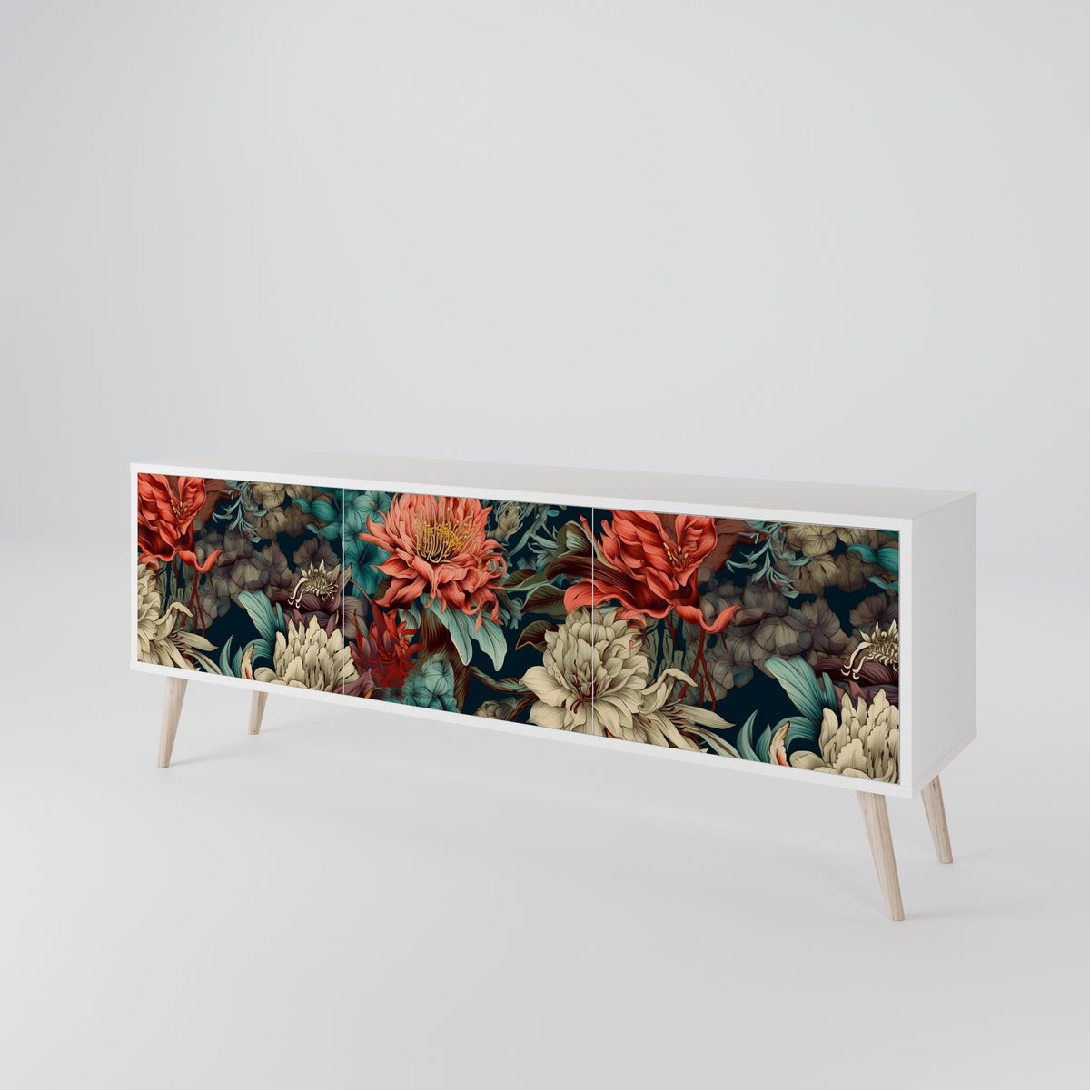 SPROUTING GRACE Mueble de TV de 3 Puertas