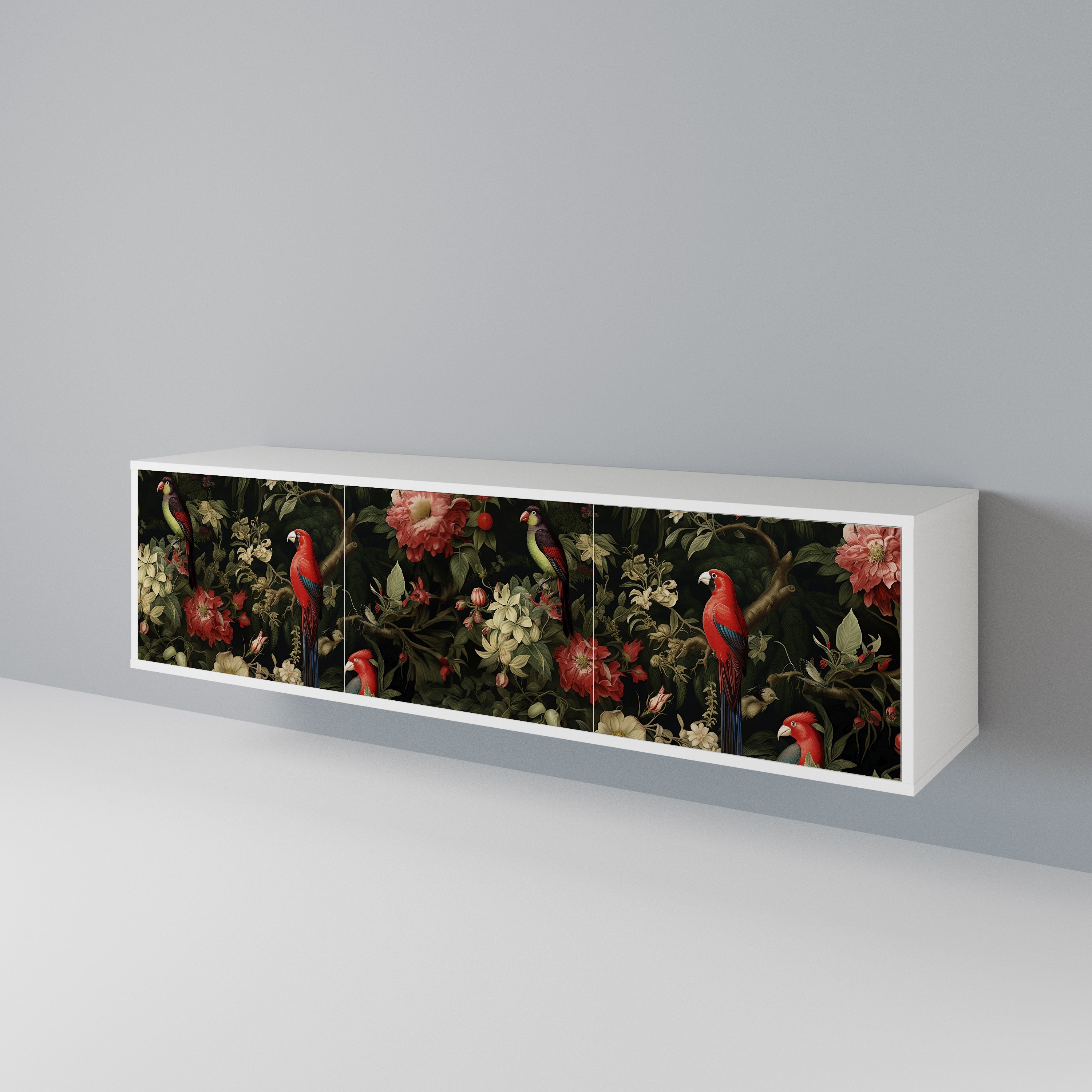 AVIAN GREENERY Mueble de TV de 3 Puertas