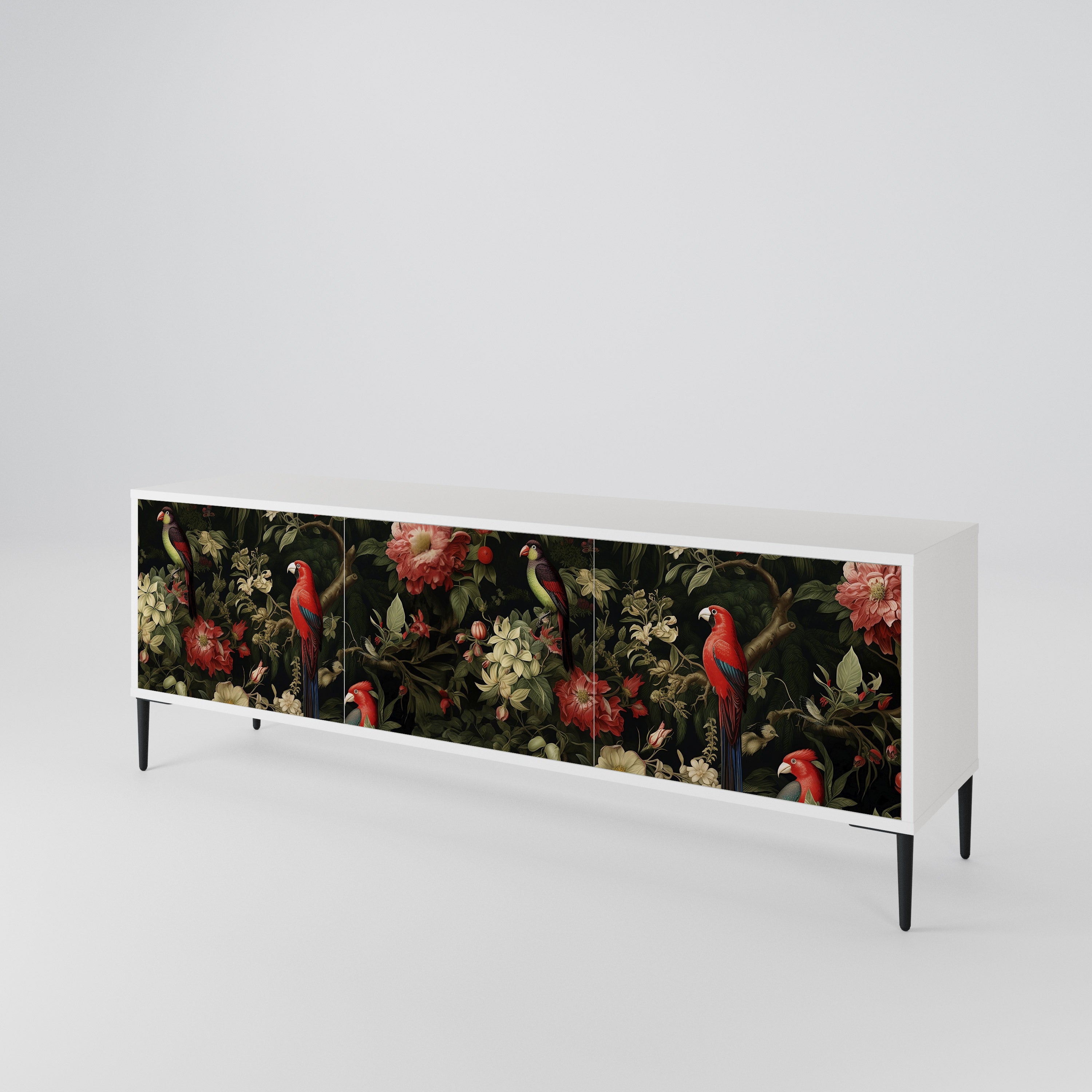 AVIAN GREENERY Mueble de TV de 3 Puertas