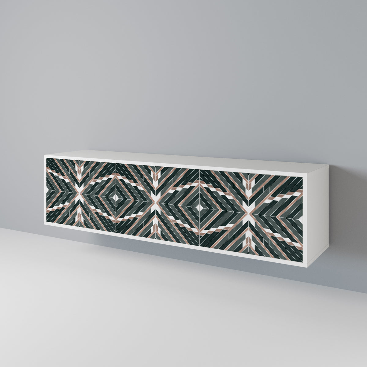 DIMENSION DELIGHTS Mueble de TV de 3 Puertas