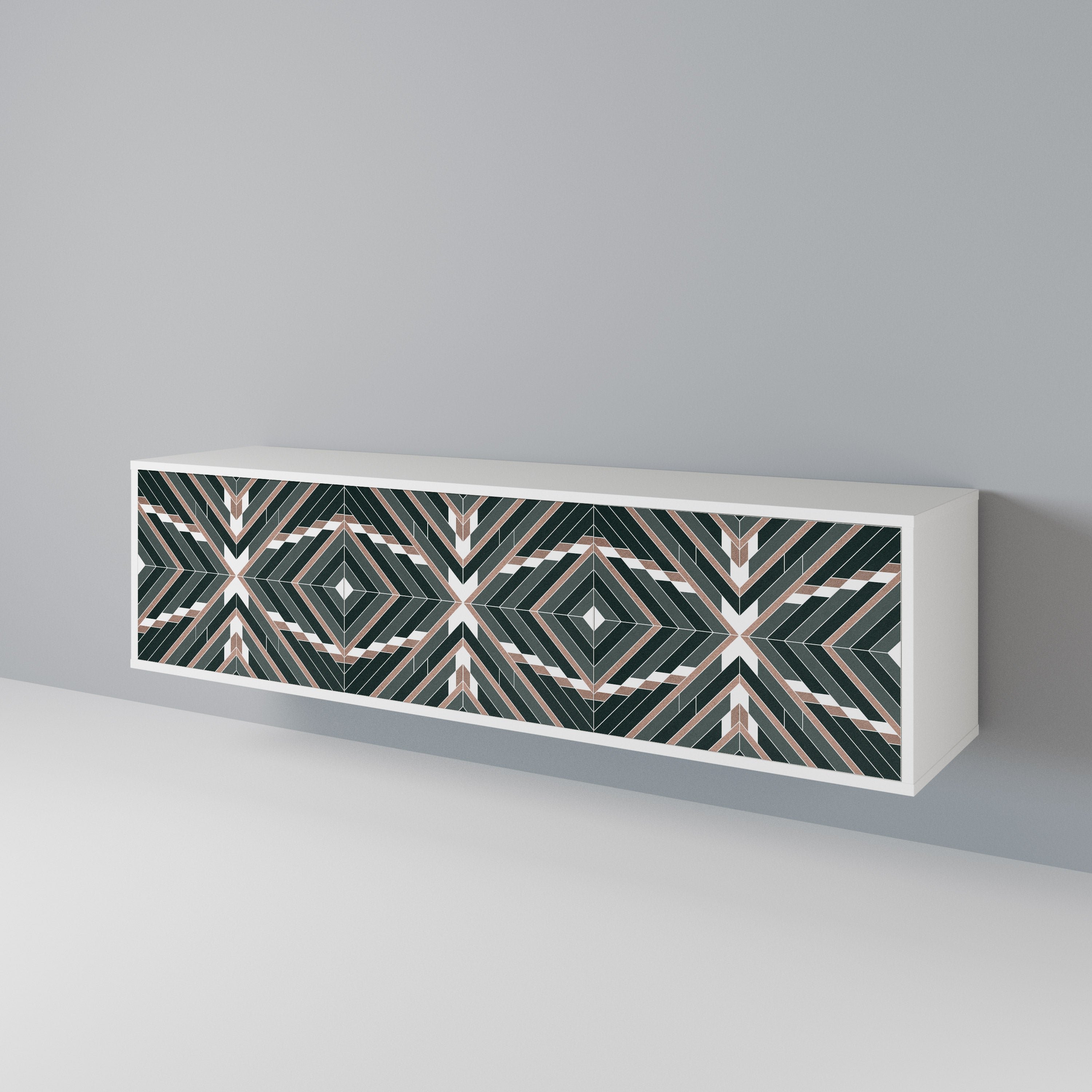 DIMENSION DELIGHTS Mueble de TV de 3 Puertas