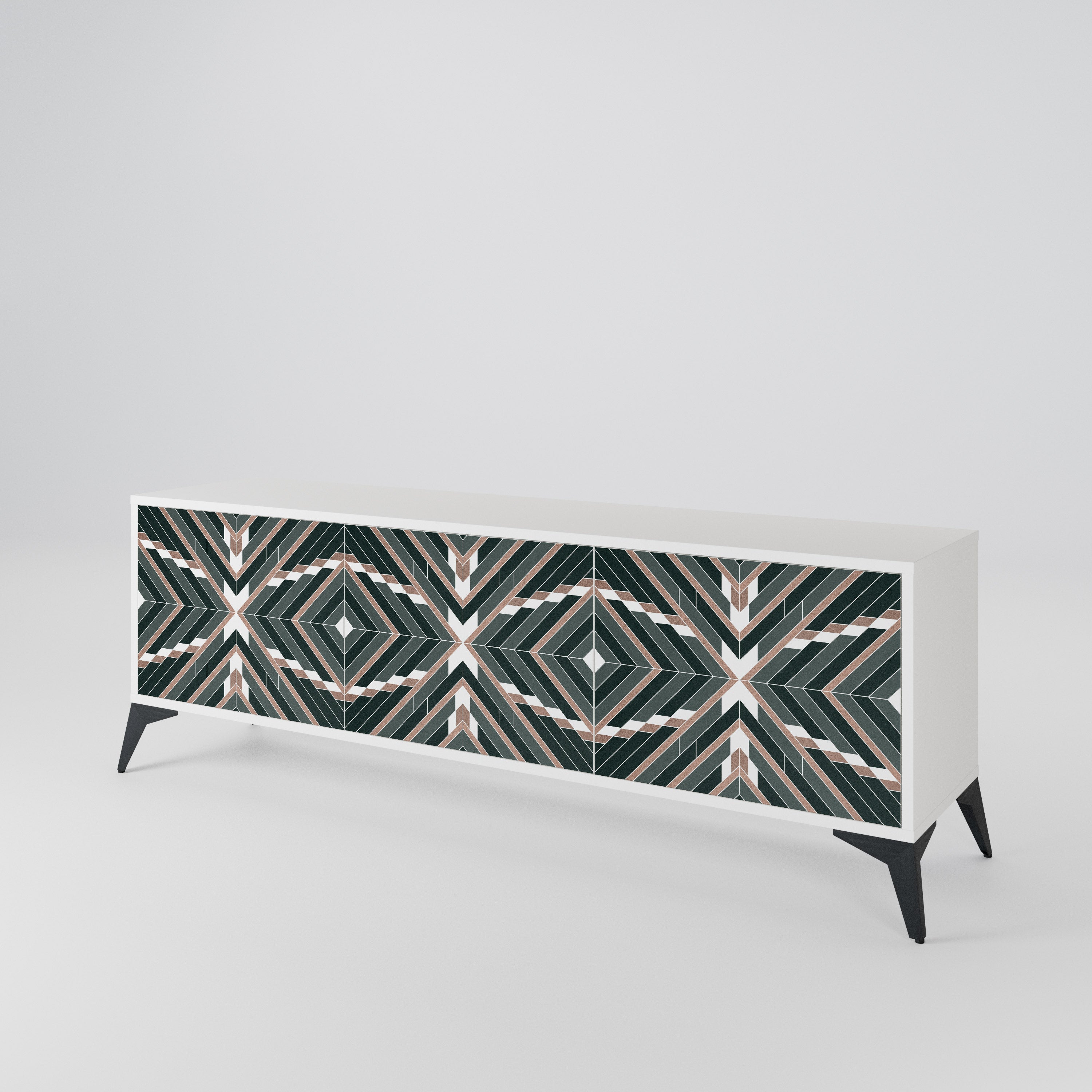 DIMENSION DELIGHTS Mueble de TV de 3 Puertas