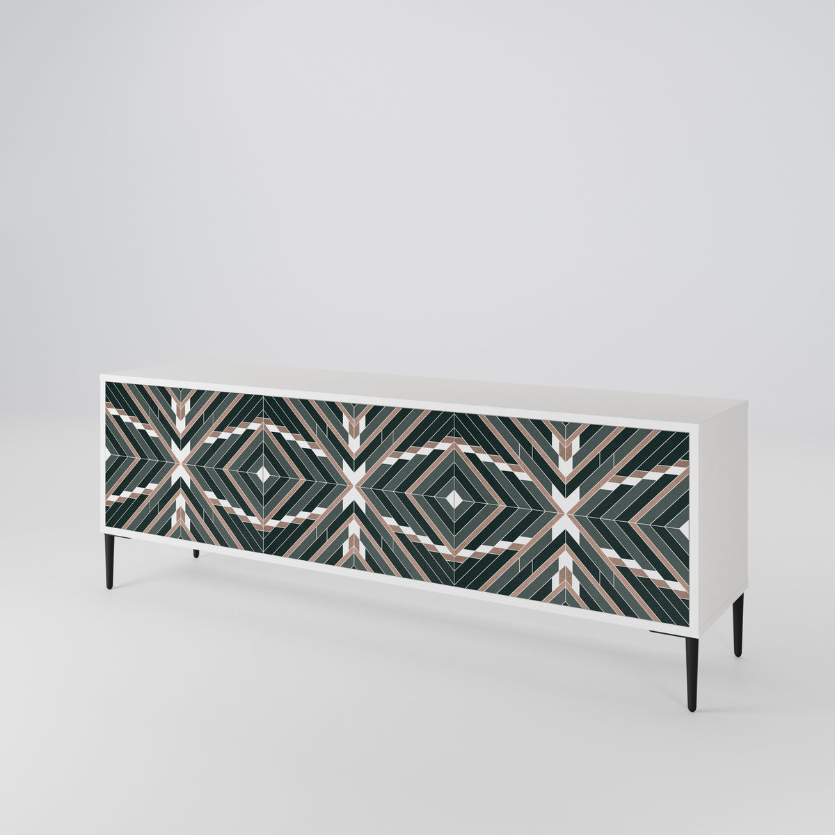 DIMENSION DELIGHTS Mueble de TV de 3 Puertas