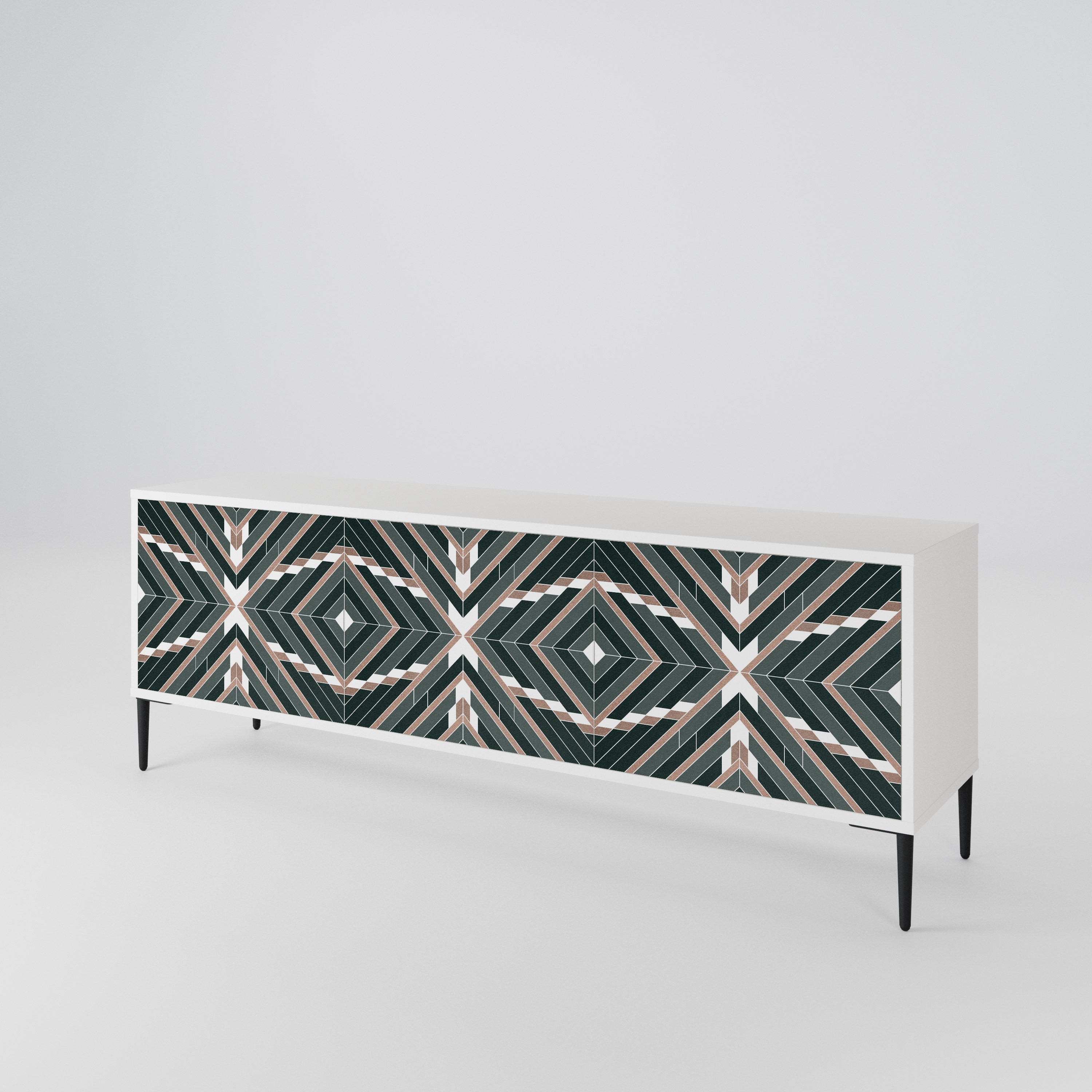 DIMENSION DELIGHTS Mueble de TV de 3 Puertas