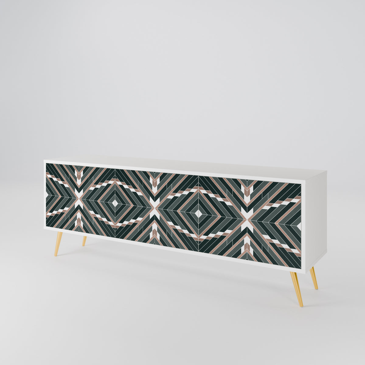 DIMENSION DELIGHTS Mueble de TV de 3 Puertas