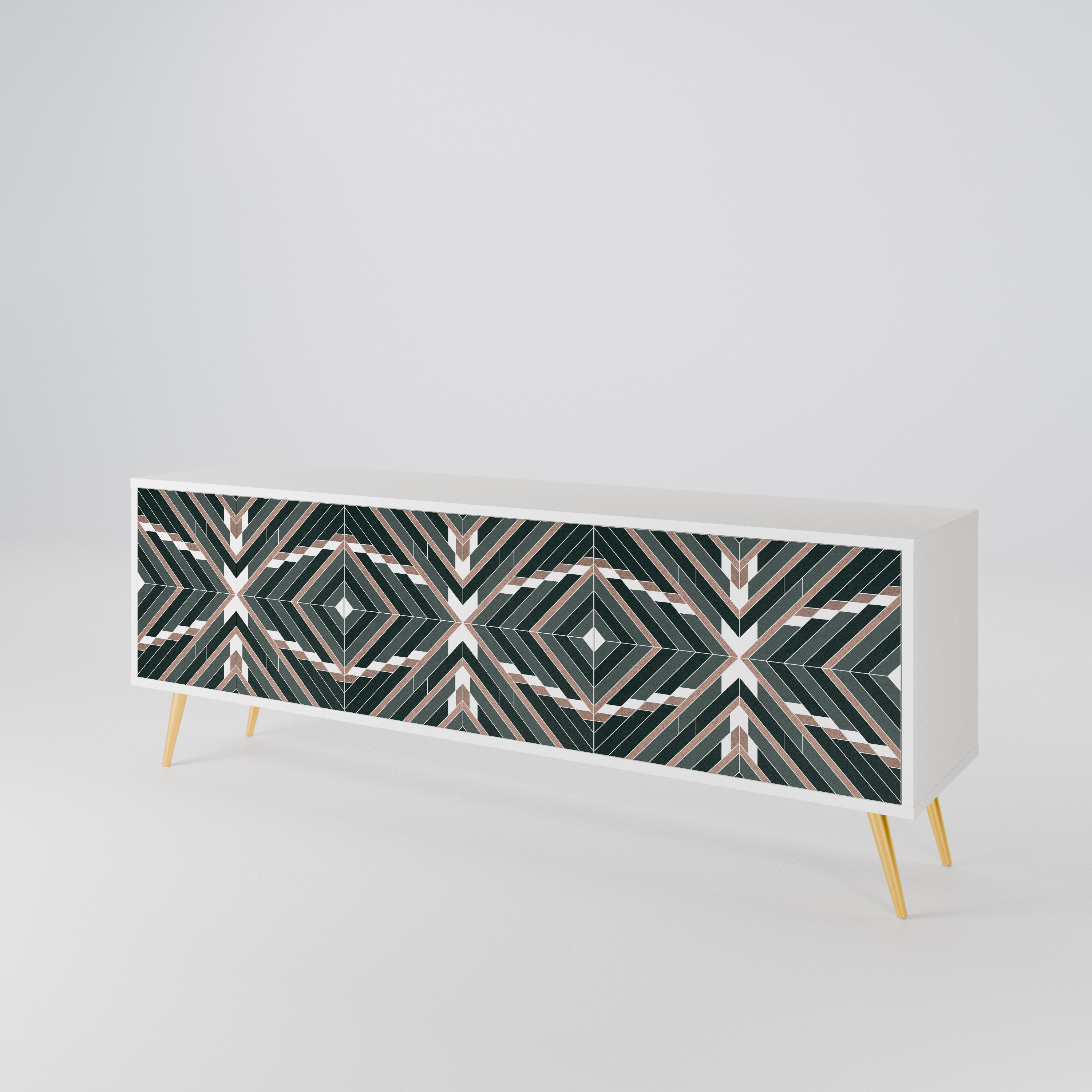 DIMENSION DELIGHTS Mueble de TV de 3 Puertas
