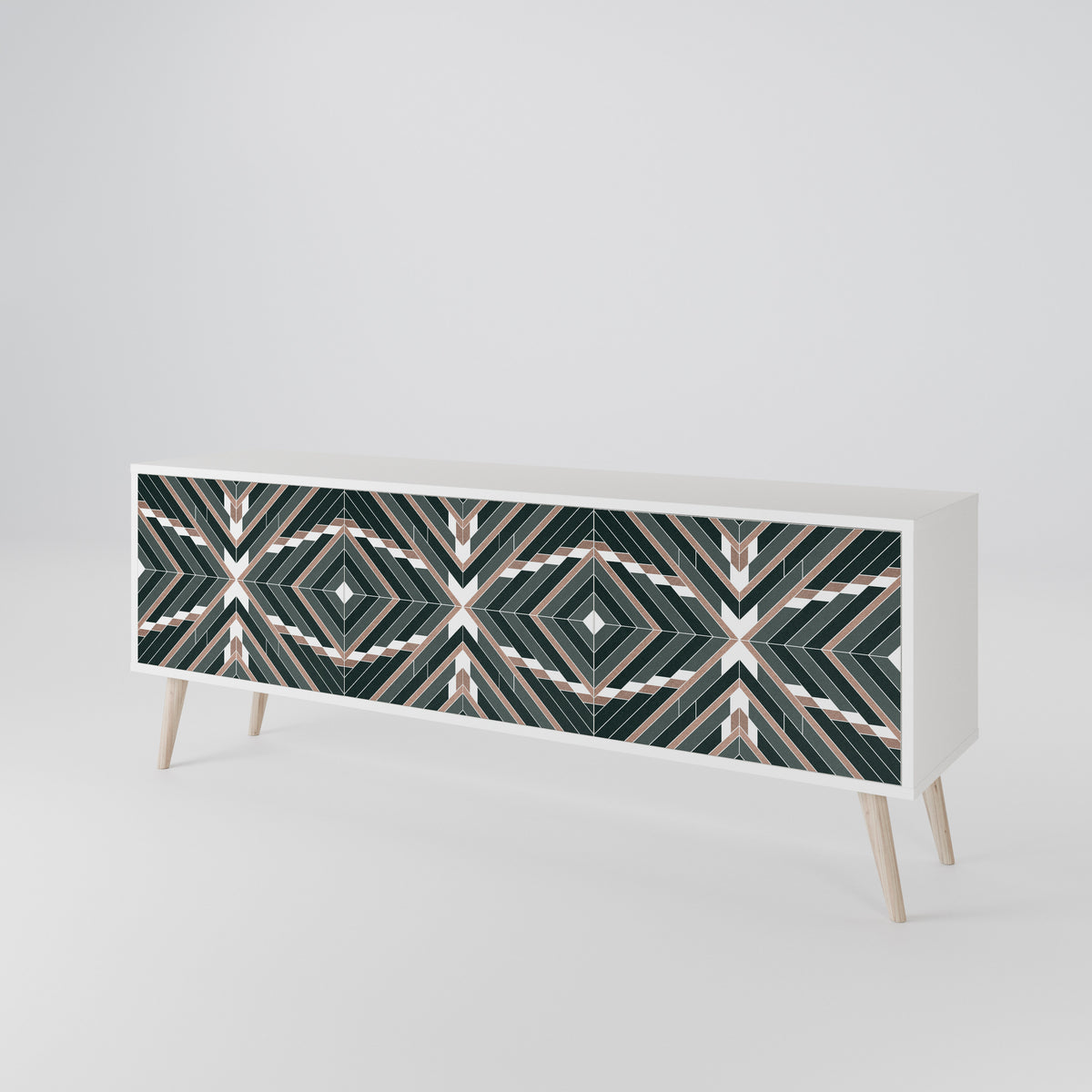 DIMENSION DELIGHTS Mueble de TV de 3 Puertas
