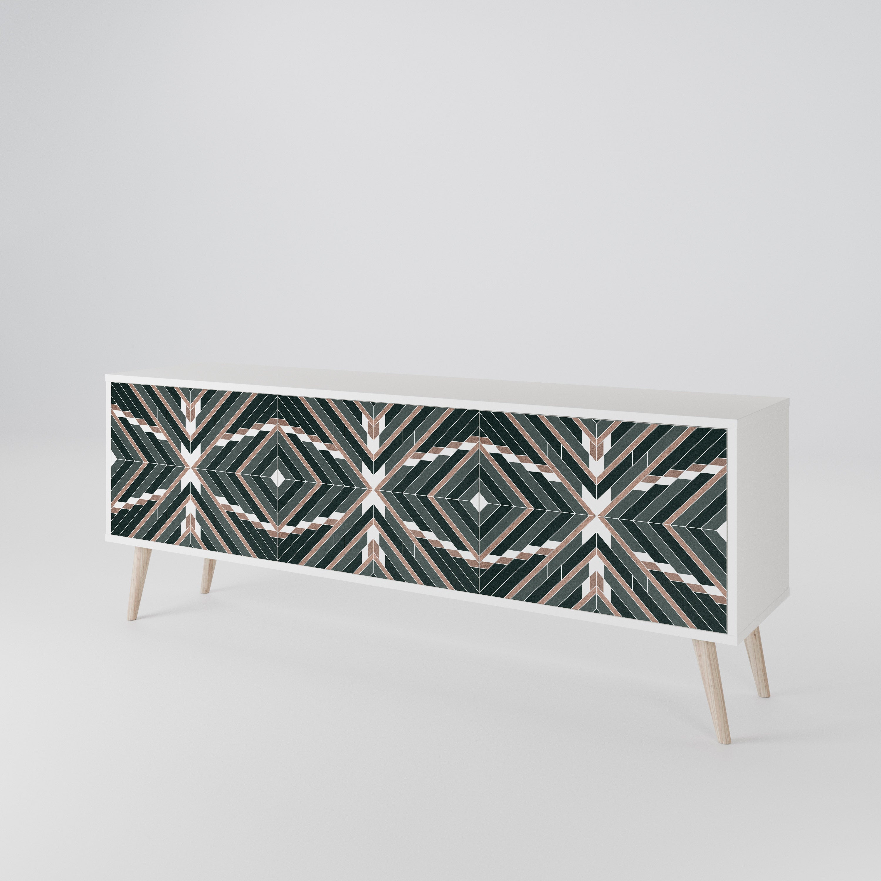 DIMENSION DELIGHTS Mueble de TV de 3 Puertas
