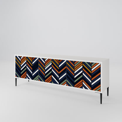 VIBRANT PATCHWORK Mueble de TV de 3 Puertas