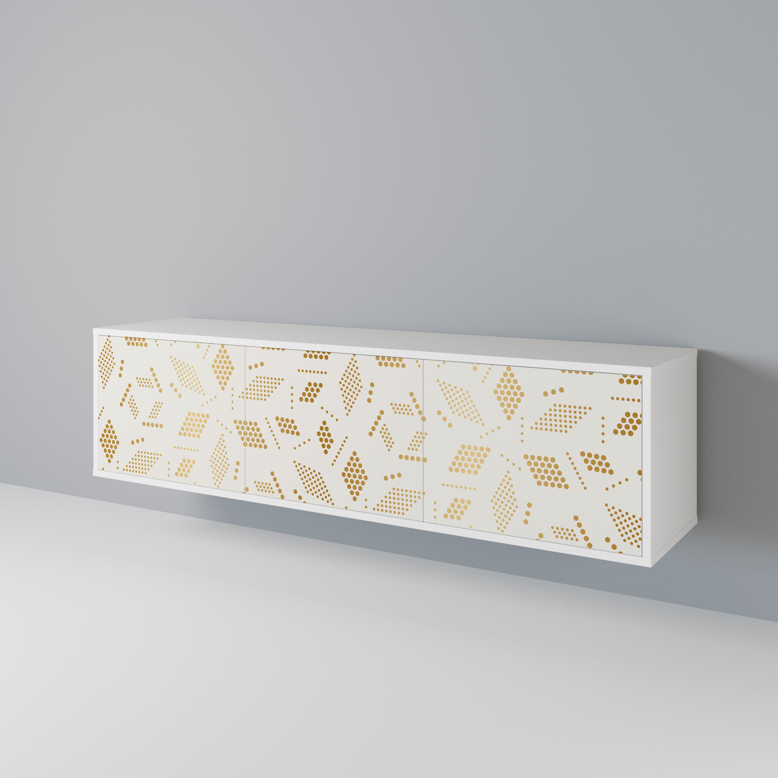 SPOTTED DAZE Mueble de TV de 3 Puertas