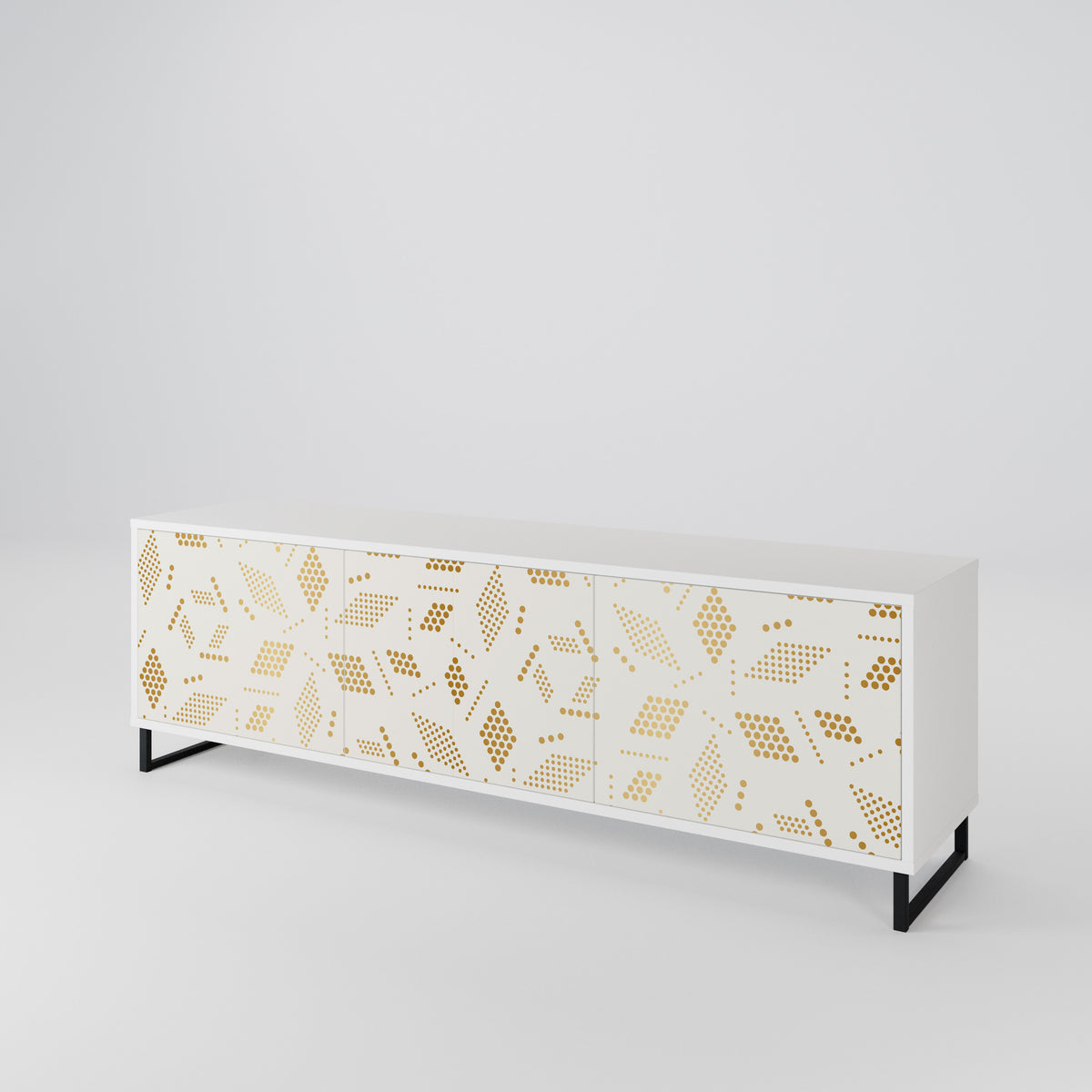 SPOTTED DAZE Mueble de TV de 3 Puertas