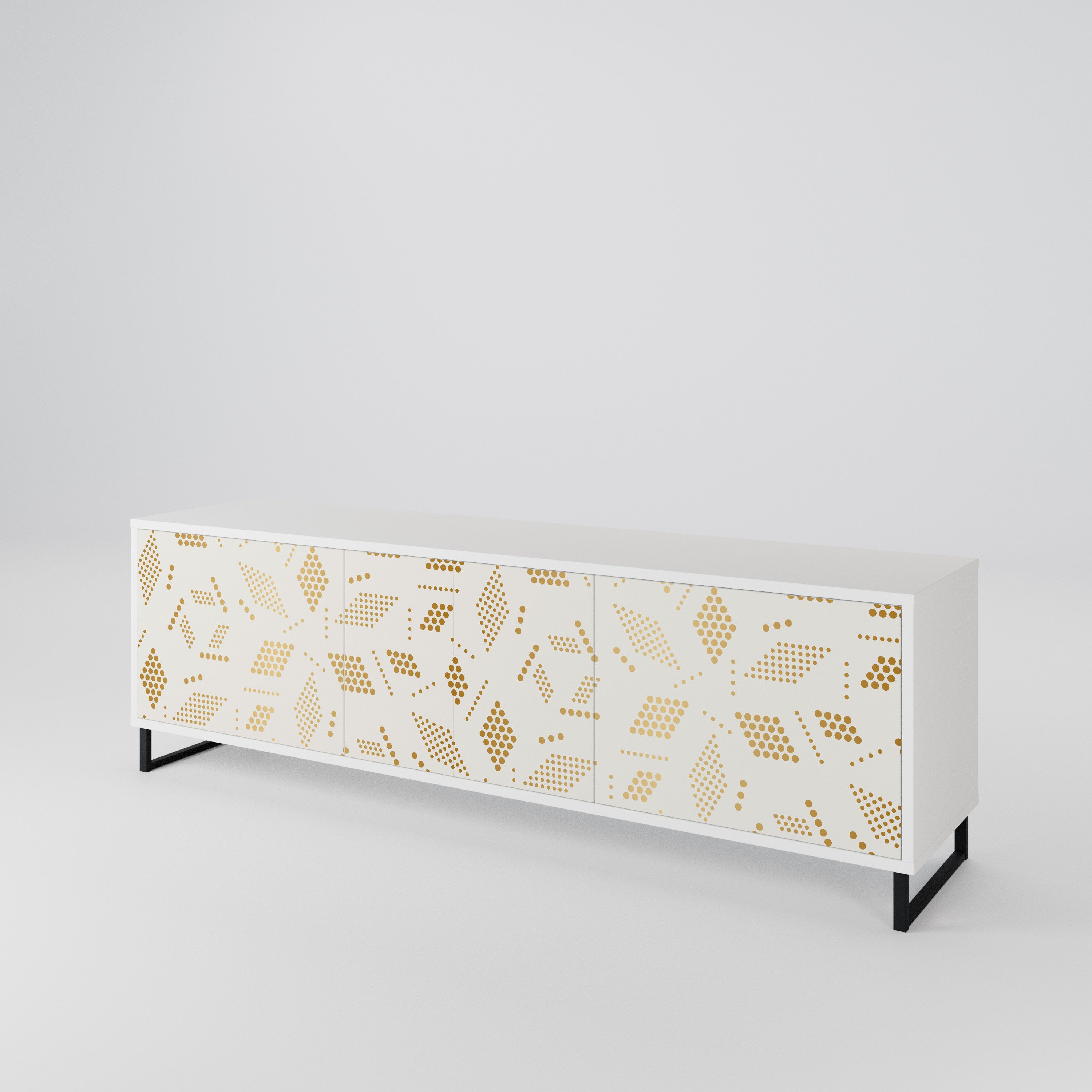 SPOTTED DAZE Mueble de TV de 3 Puertas