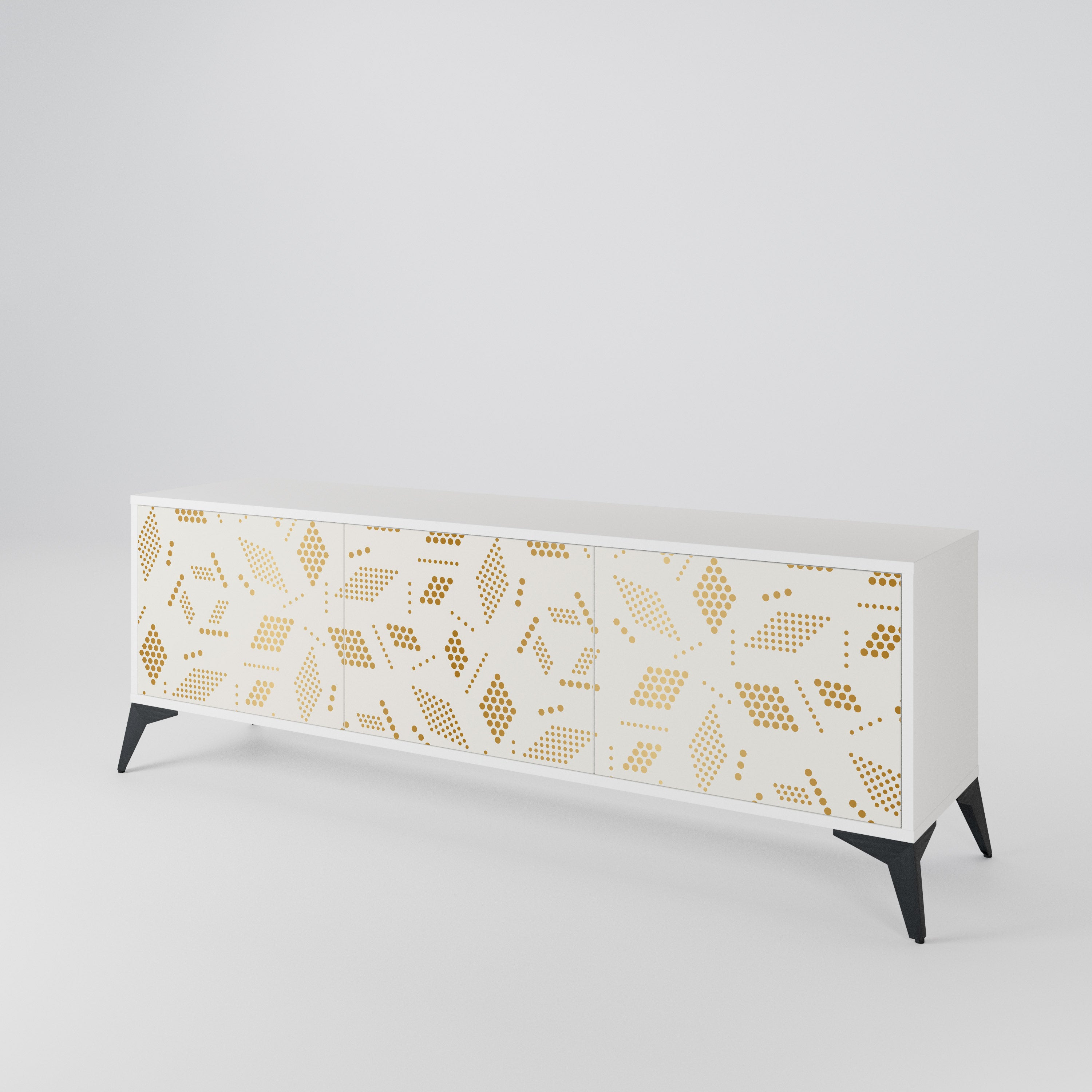 SPOTTED DAZE Mueble de TV de 3 Puertas