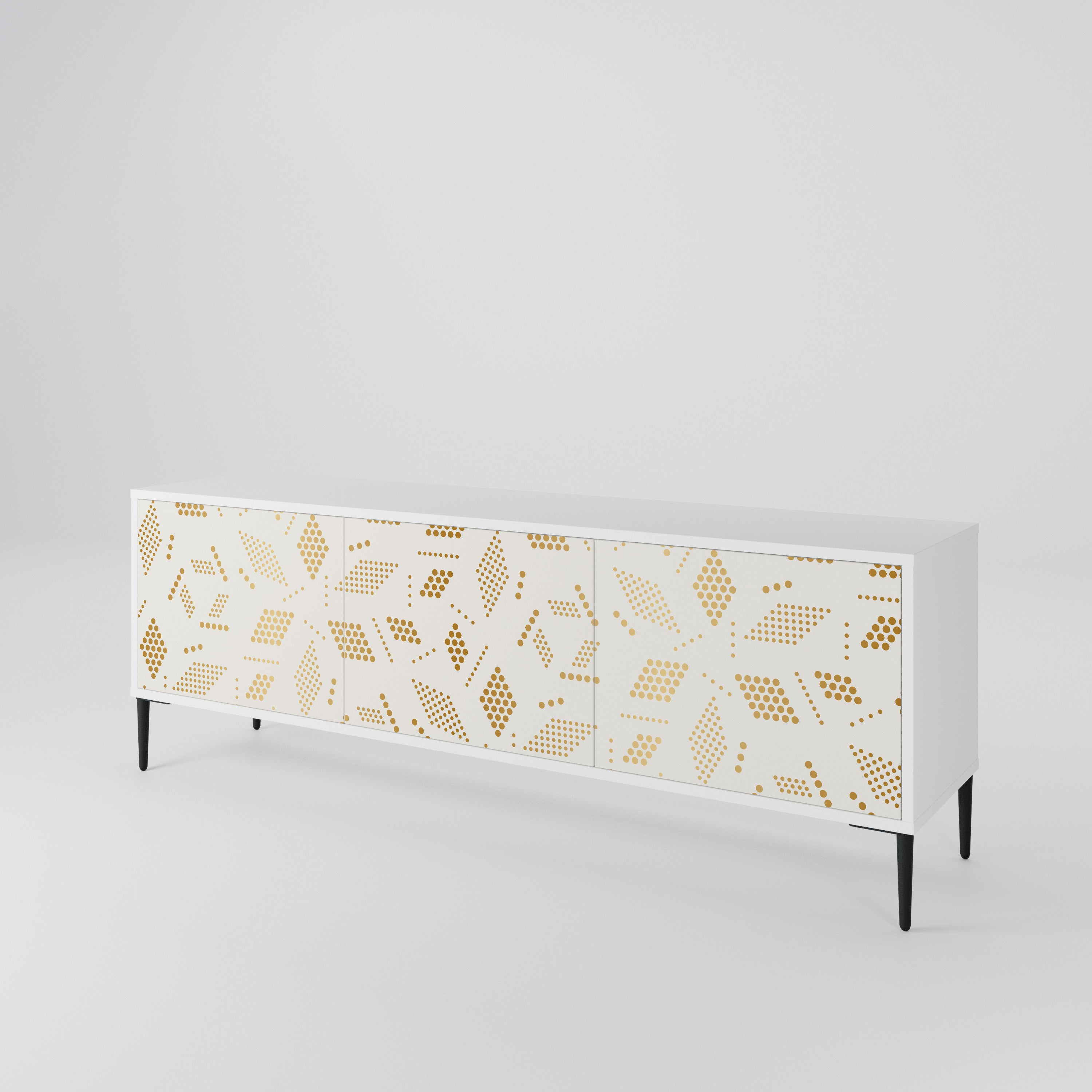 SPOTTED DAZE Mueble de TV de 3 Puertas
