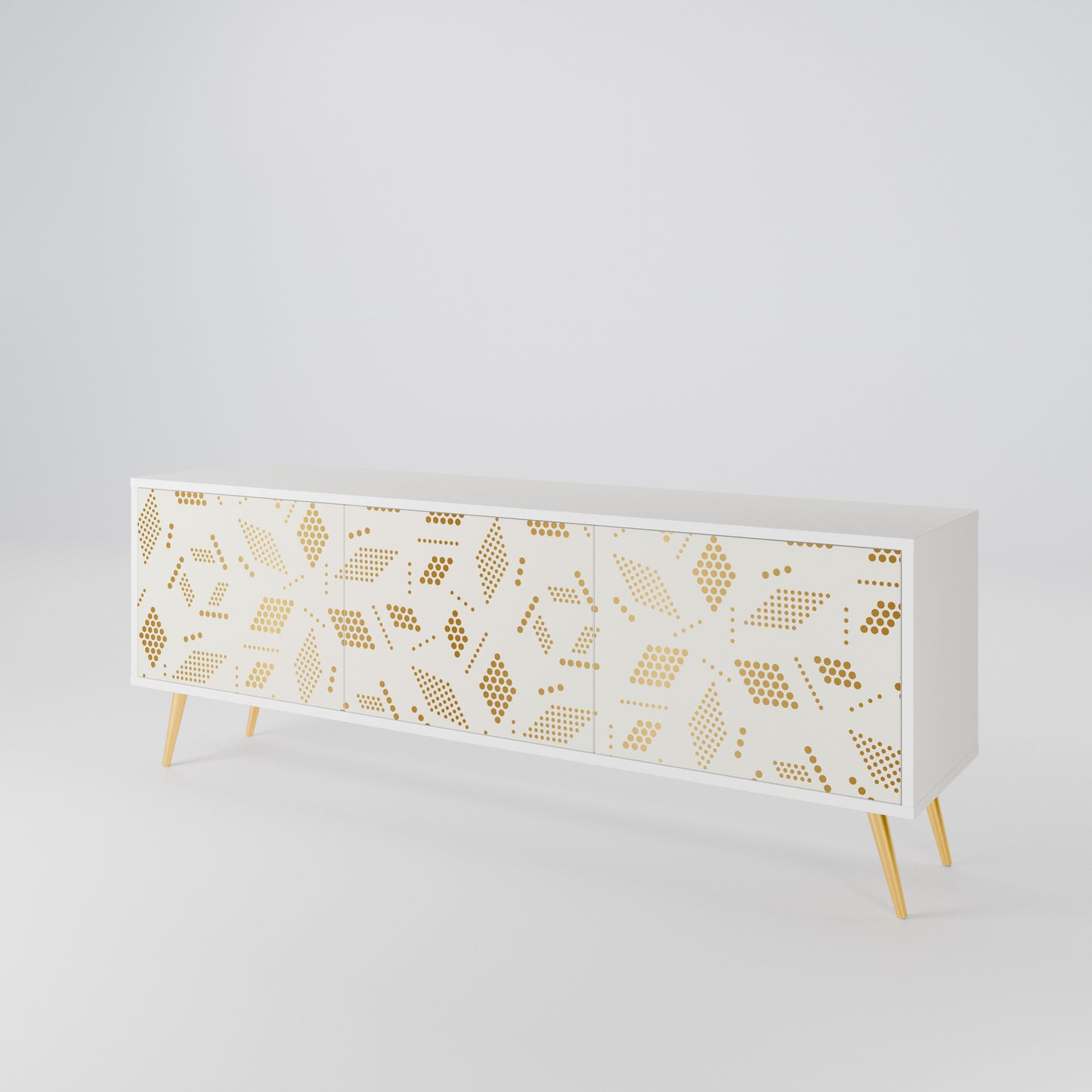 SPOTTED DAZE 3-Door TV Cabinet