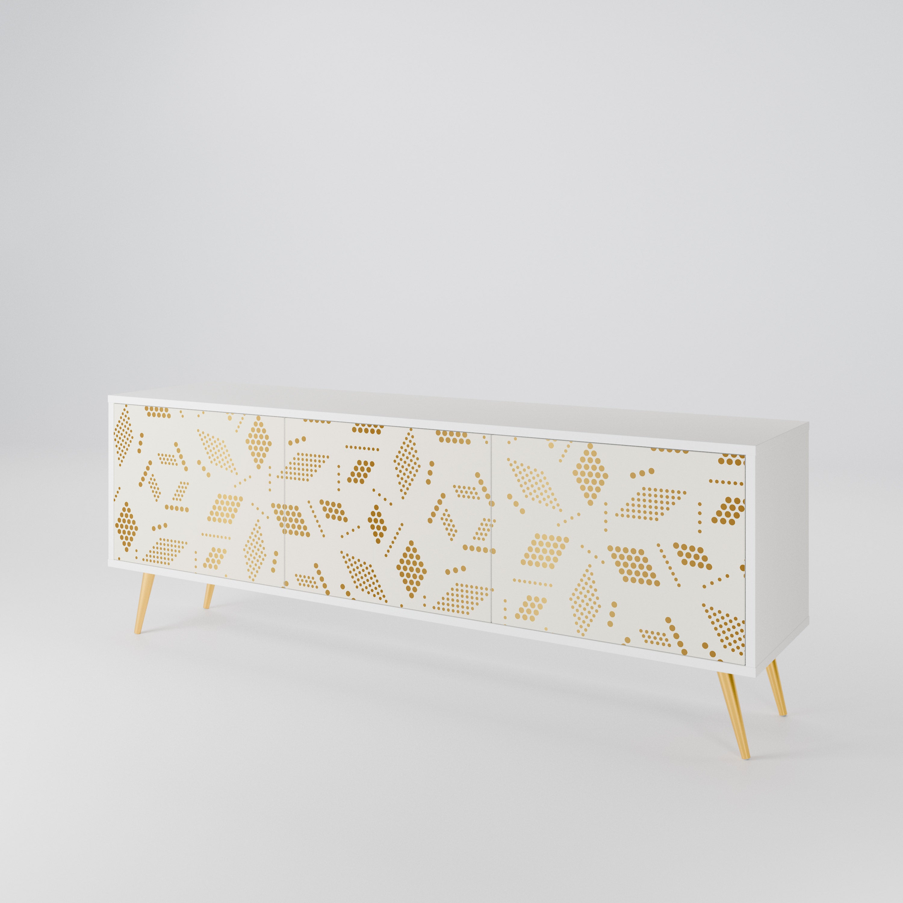 SPOTTED DAZE Mueble de TV de 3 Puertas