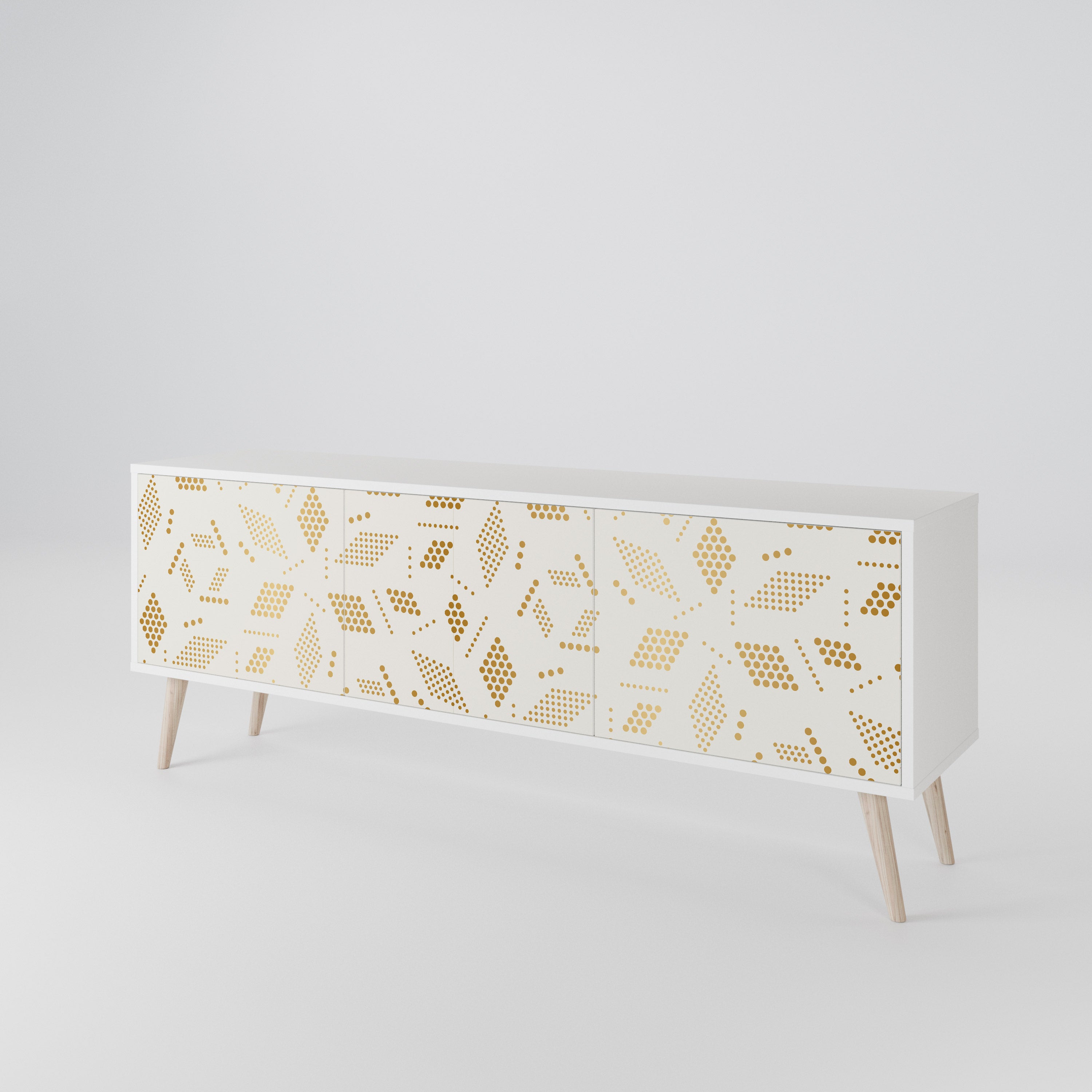 SPOTTED DAZE Mueble de TV de 3 Puertas