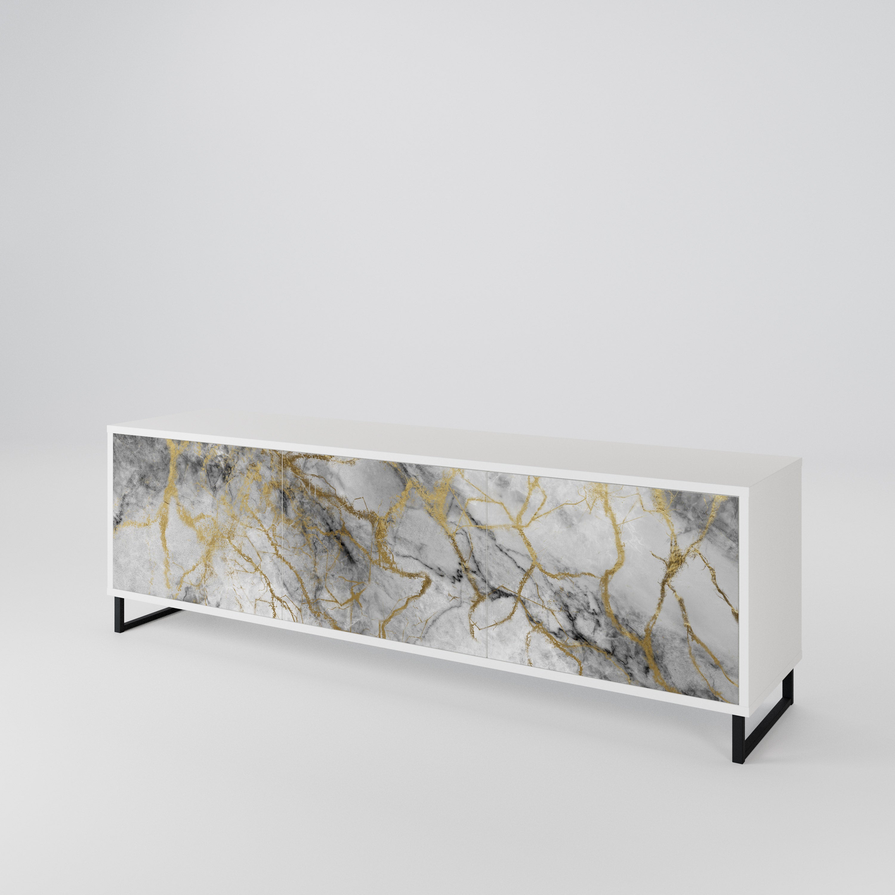 TIMELESS GLIDE Mueble de TV de 3 Puertas