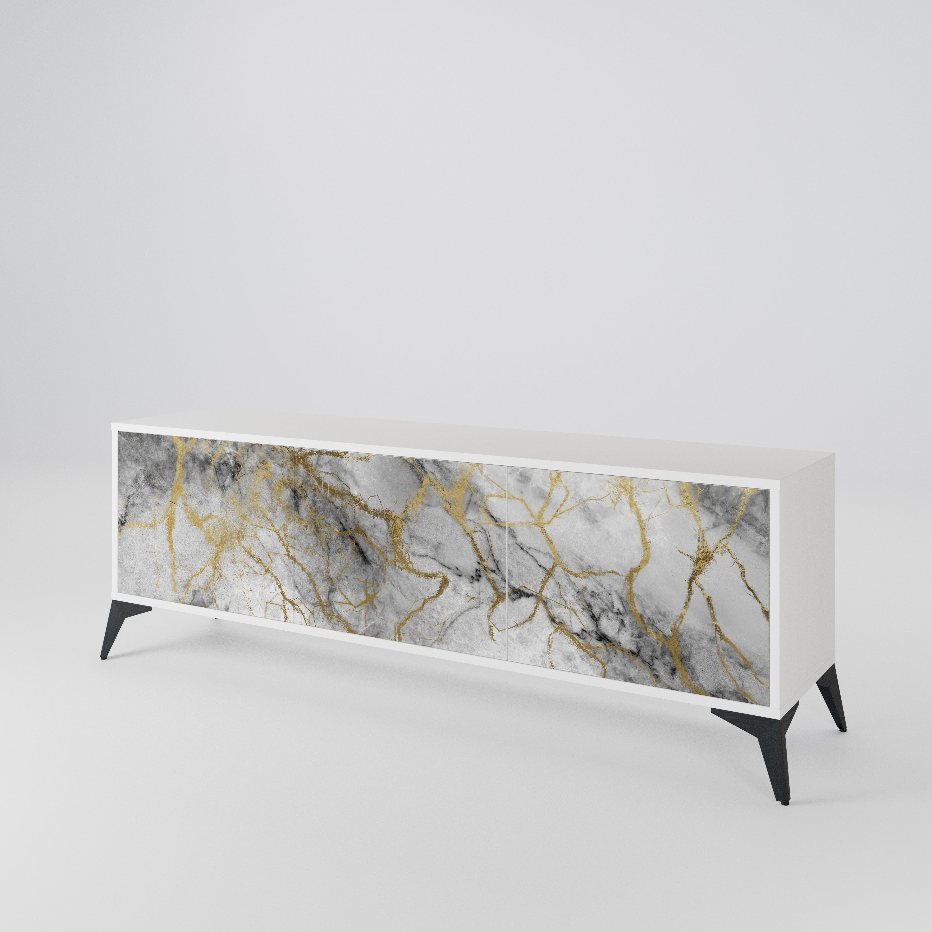 TIMELESS GLIDE Mueble de TV de 3 Puertas