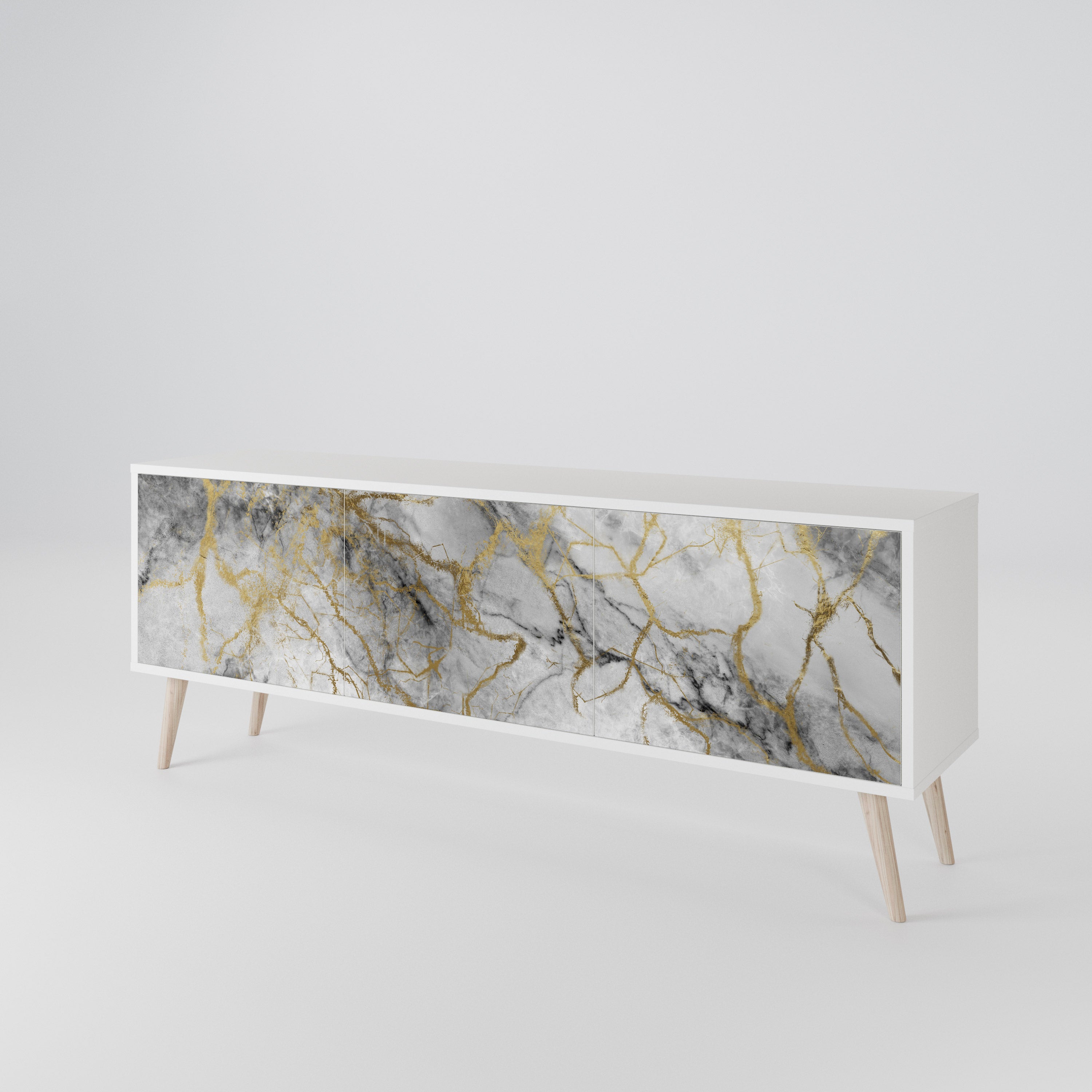 TIMELESS GLIDE Mueble de TV de 3 Puertas