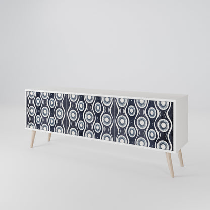 GRAPHITE EYES Mueble de TV de 3 Puertas