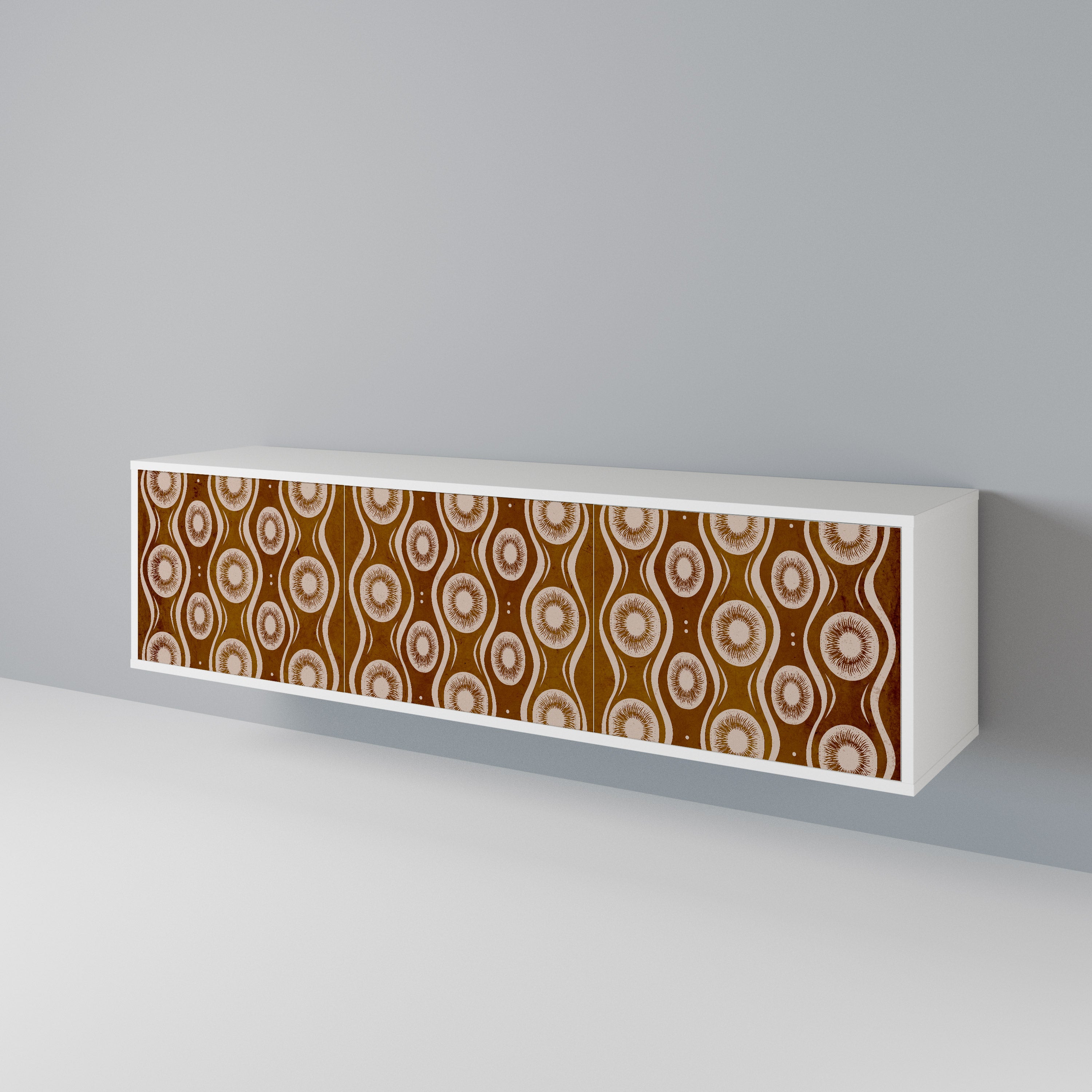 BROWN EYES Mueble de TV de 3 Puertas
