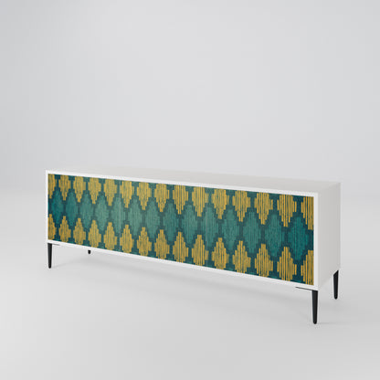 POLYGONS Mueble de TV de 3 Puertas