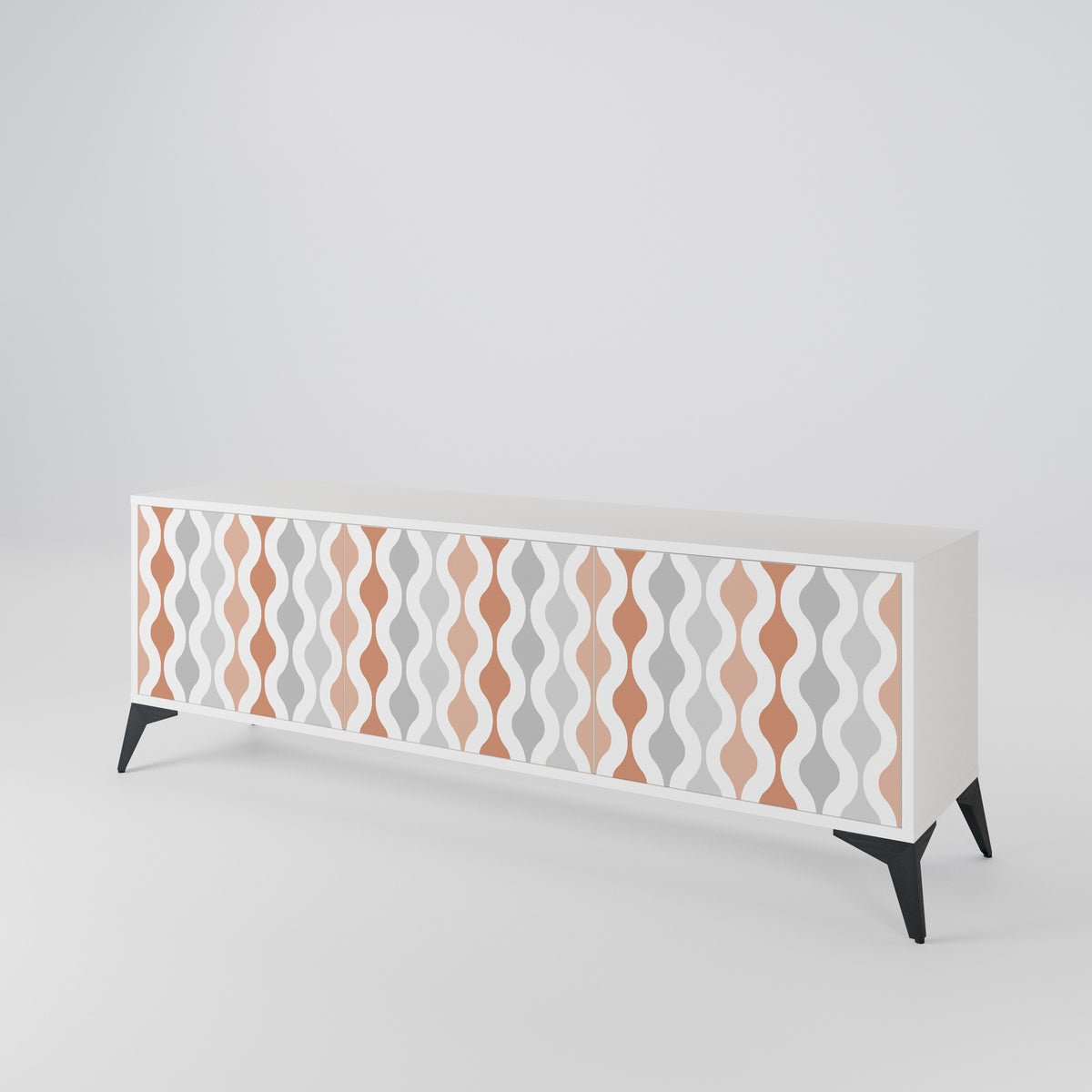 HAZY NOSTALGIA Mueble de TV de 3 Puertas