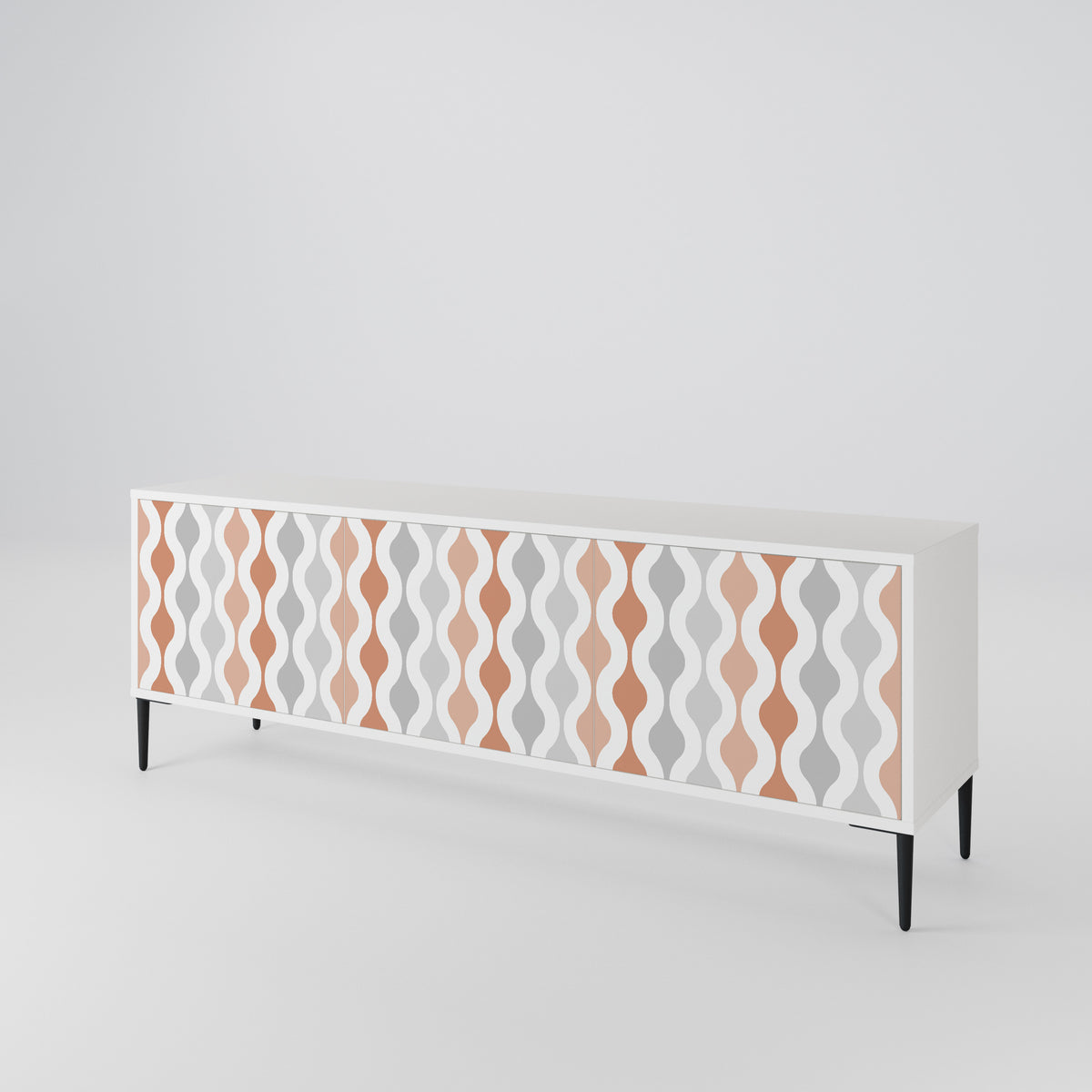 HAZY NOSTALGIA Mueble de TV de 3 Puertas