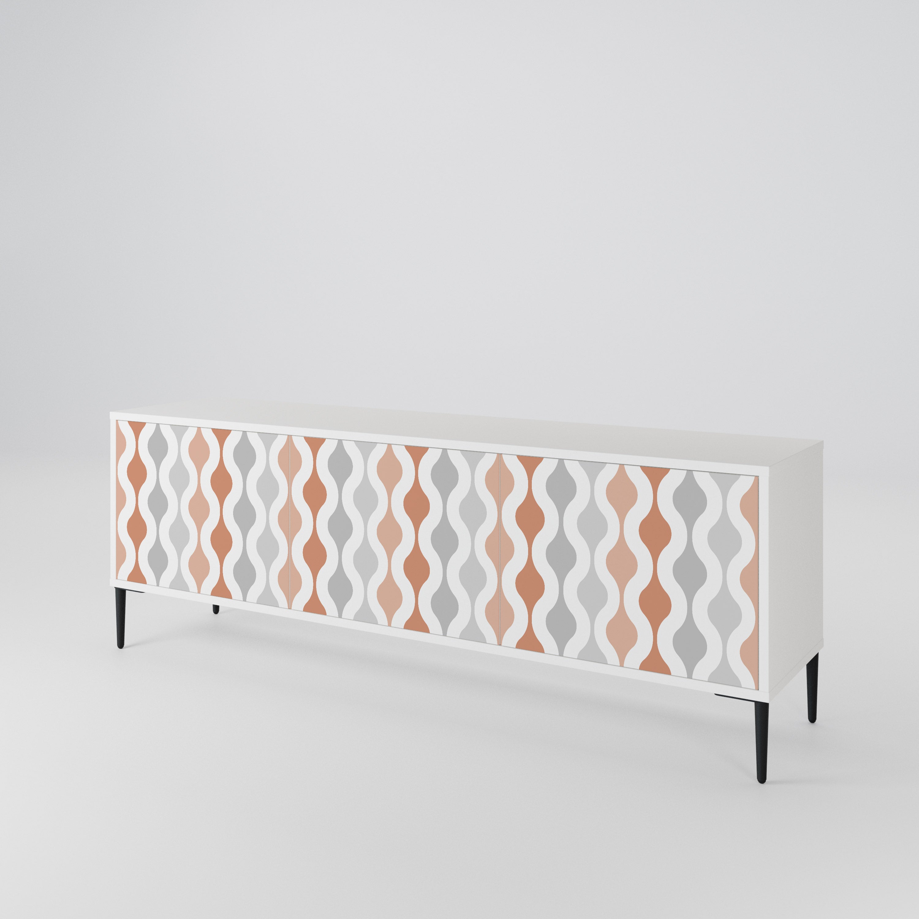 HAZY NOSTALGIA 3-Door TV Cabinet