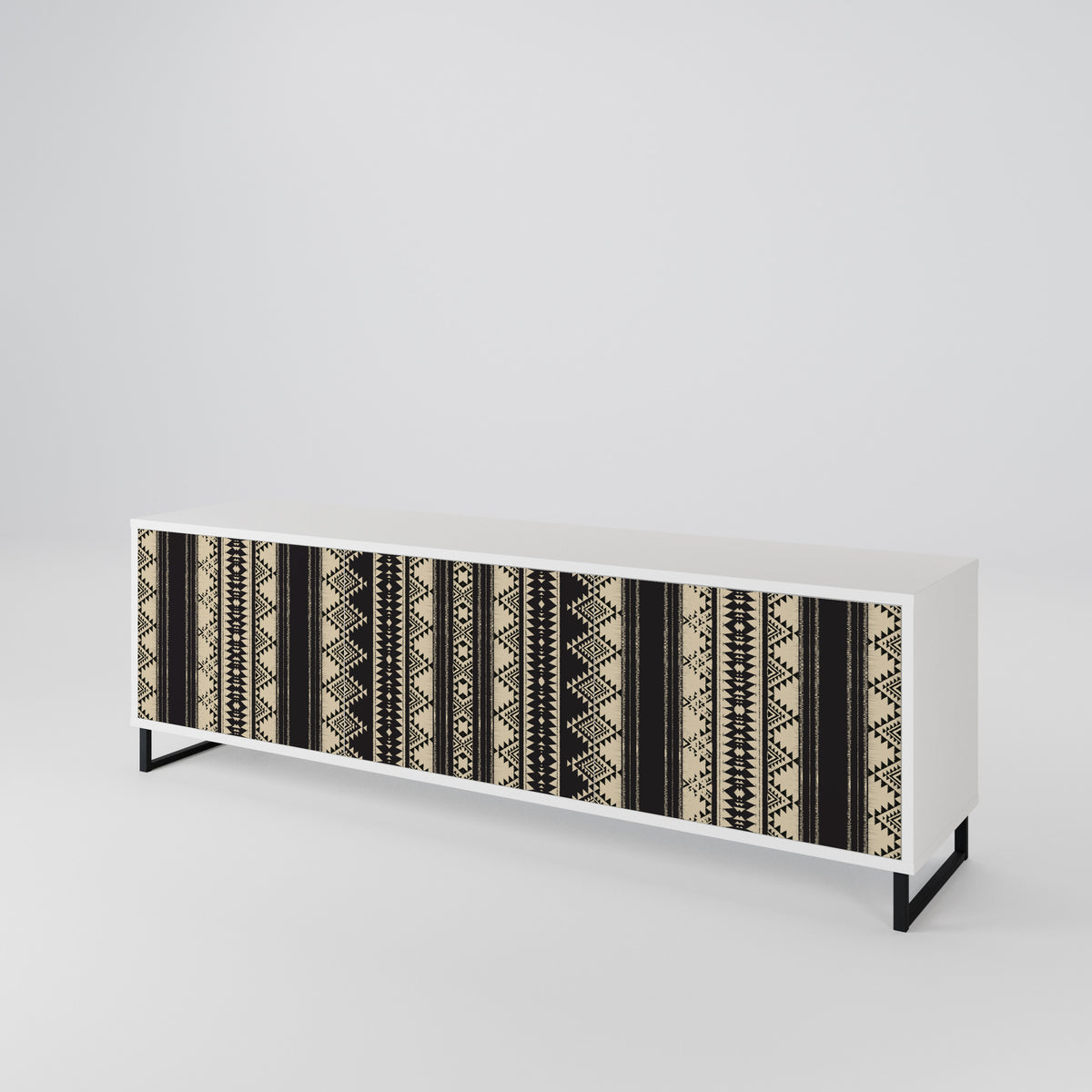 AZTEC Mueble de TV de 3 Puertas