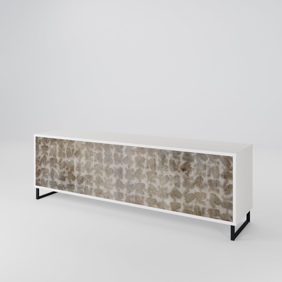 SLIGHTLY BLURRED Mueble de TV de 3 Puertas