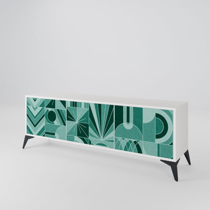 HARMONIC GRID Mueble de TV de 3 Puertas