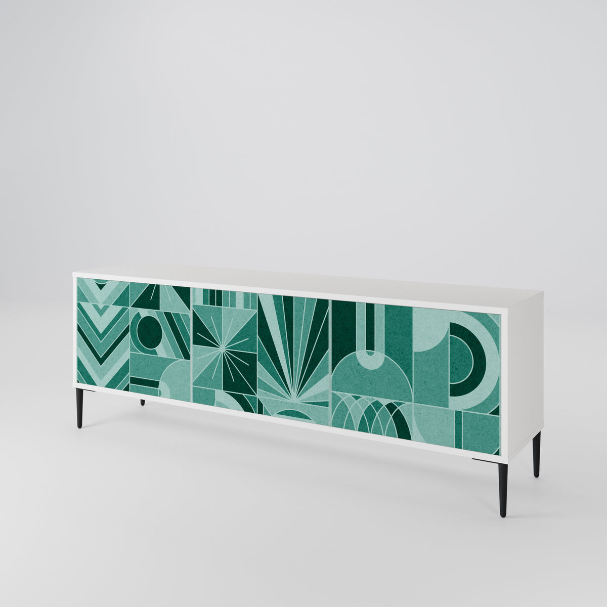 HARMONIC GRID Mueble de TV de 3 Puertas