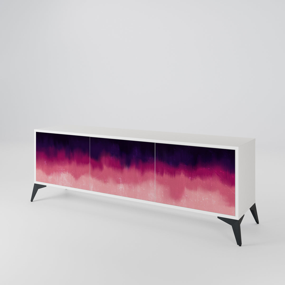 AURORA BOREALIS Mueble de TV de 3 Puertas