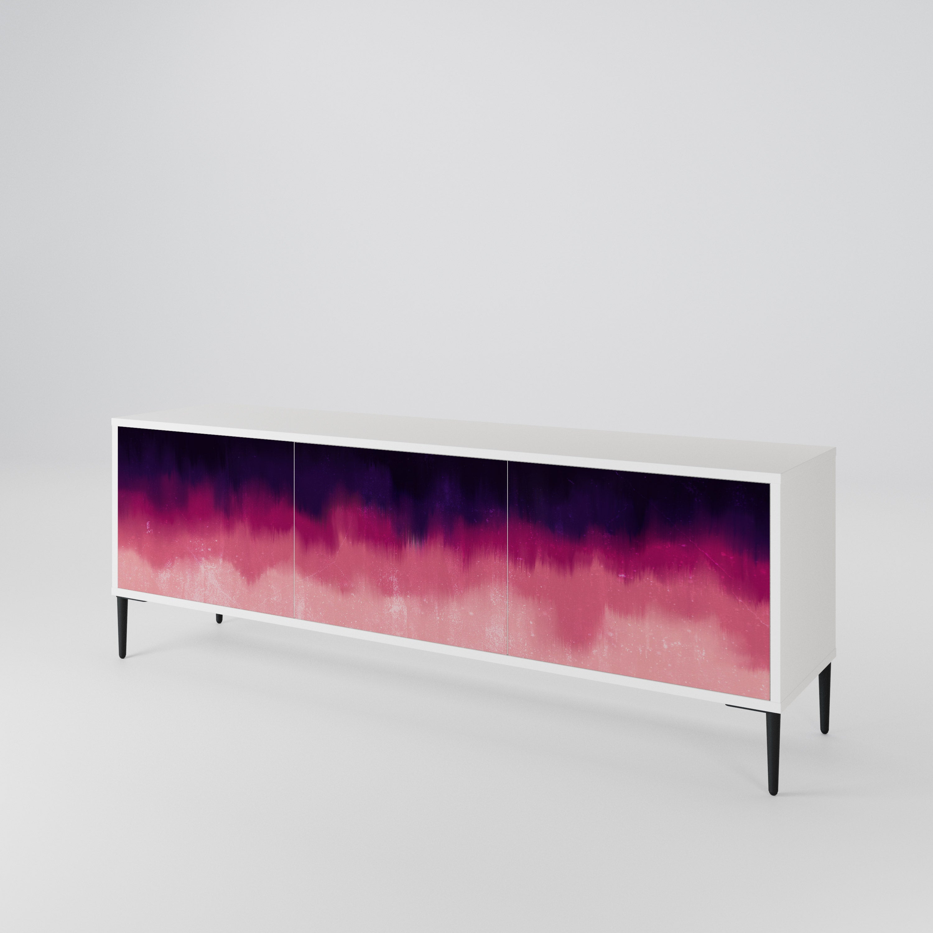 AURORA BOREALIS Mueble de TV de 3 Puertas