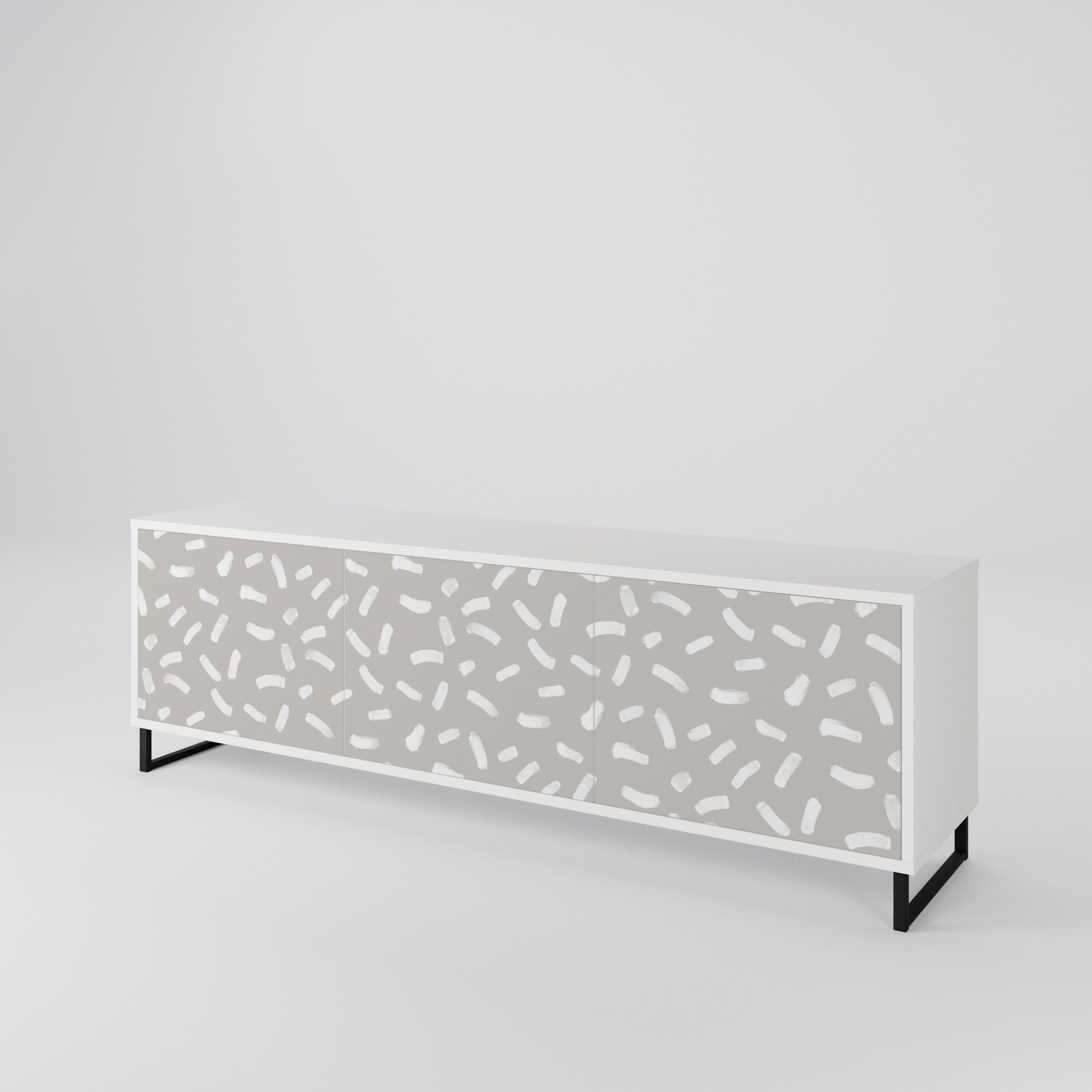 PASSING SECONDS Mueble de TV de 3 Puertas