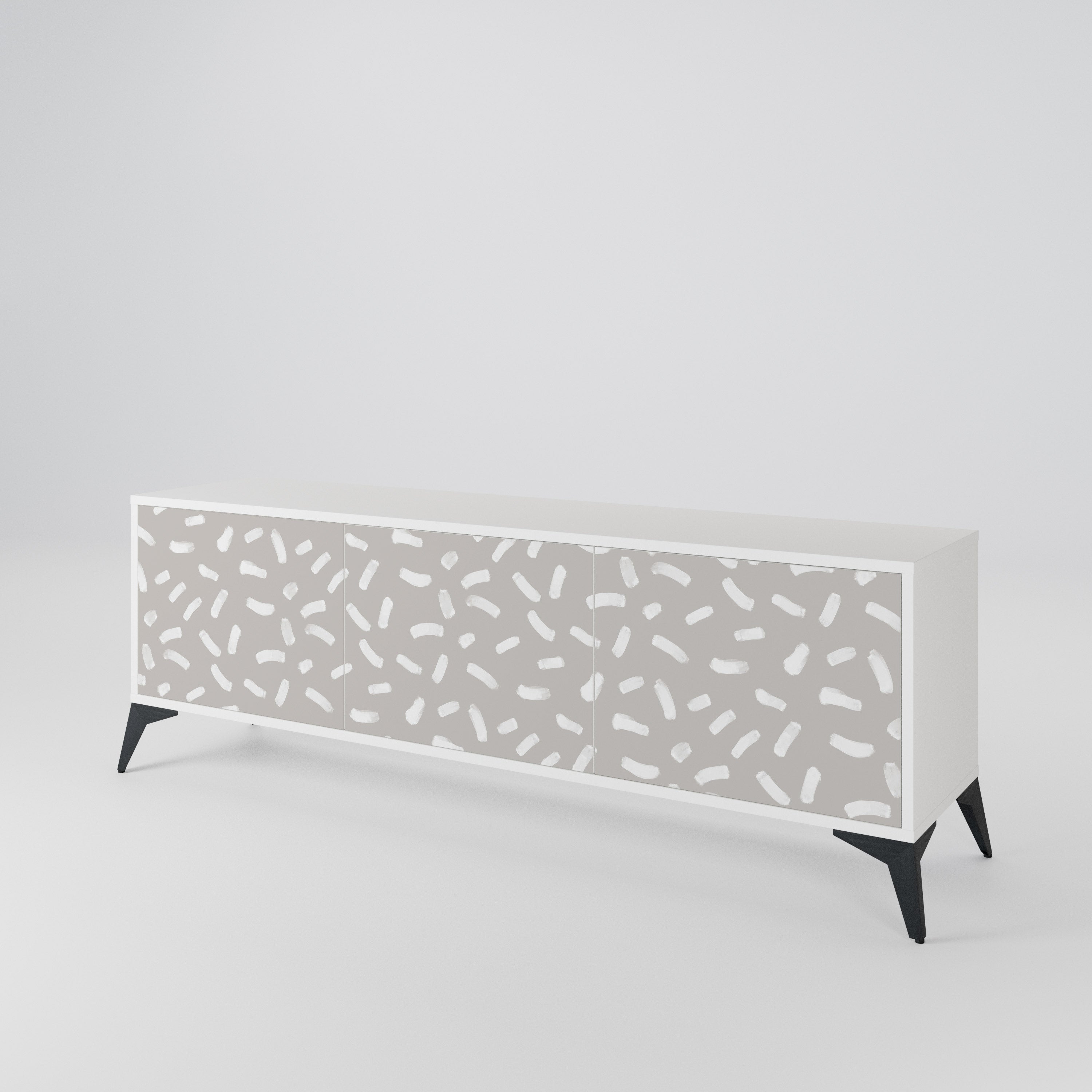 PASSING SECONDS Mueble de TV de 3 Puertas