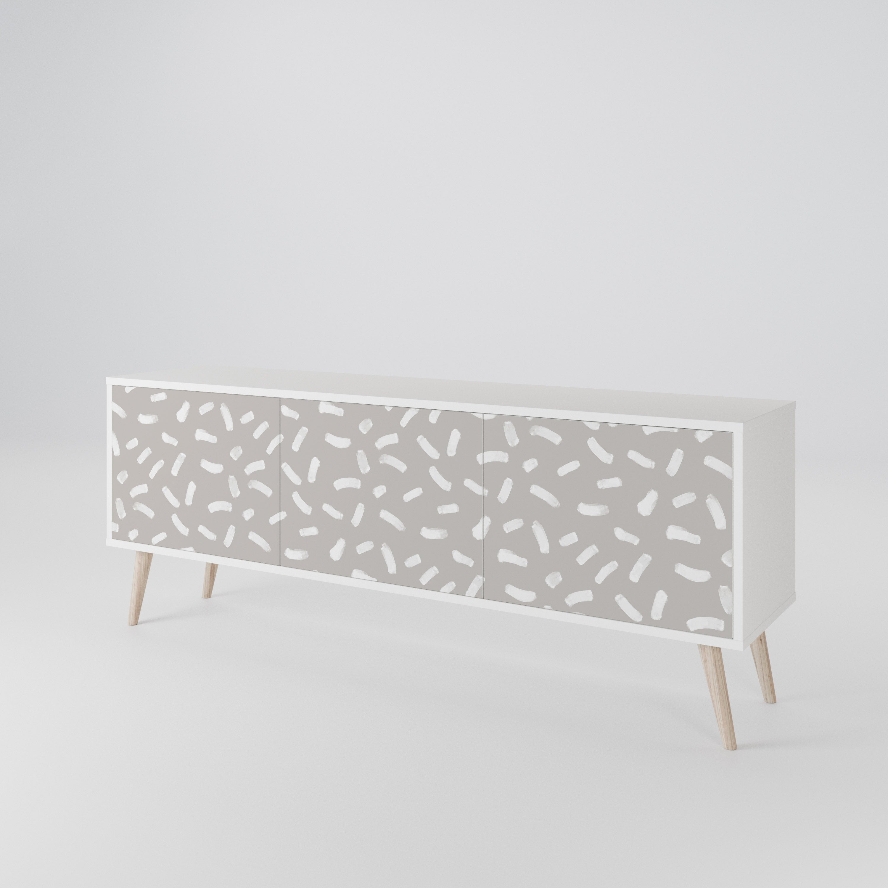 PASSING SECONDS Mueble de TV de 3 Puertas