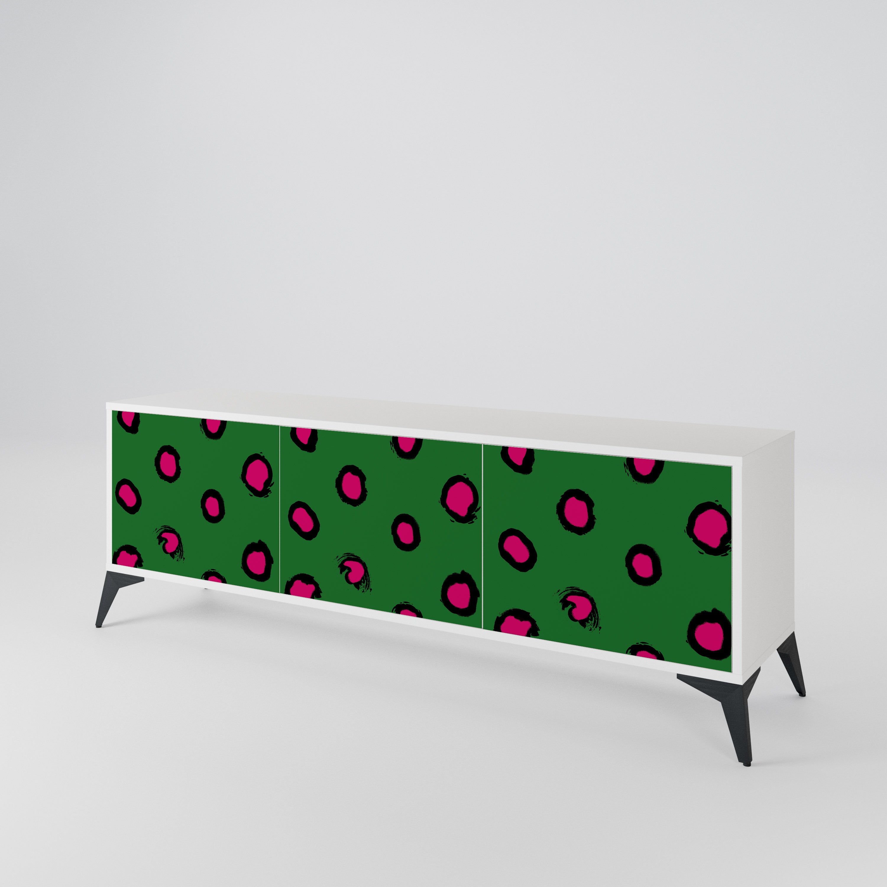 FUNKY SPOTS Mueble de TV de 3 Puertas