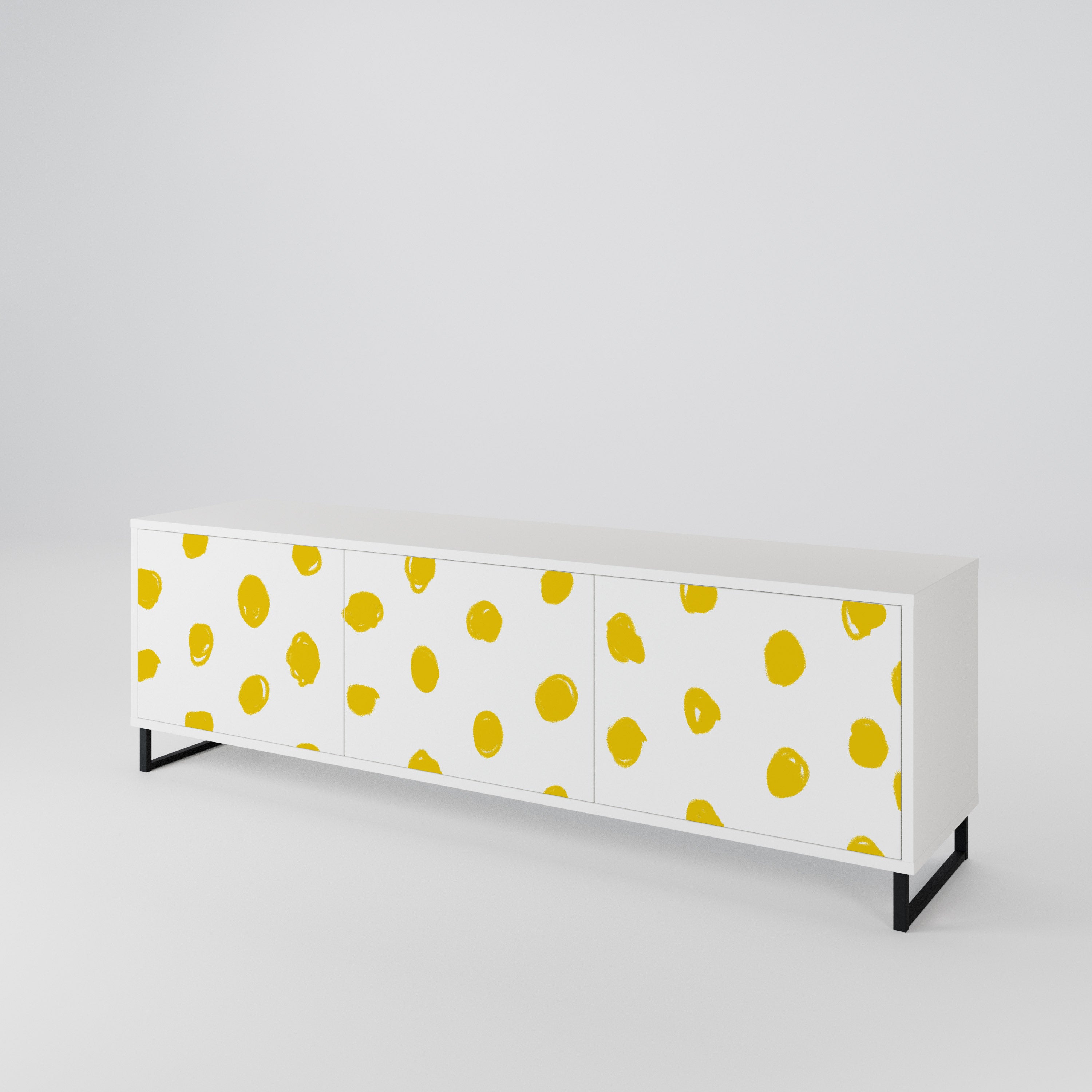 RADIANT REVERIE Mueble de TV de 3 Puertas